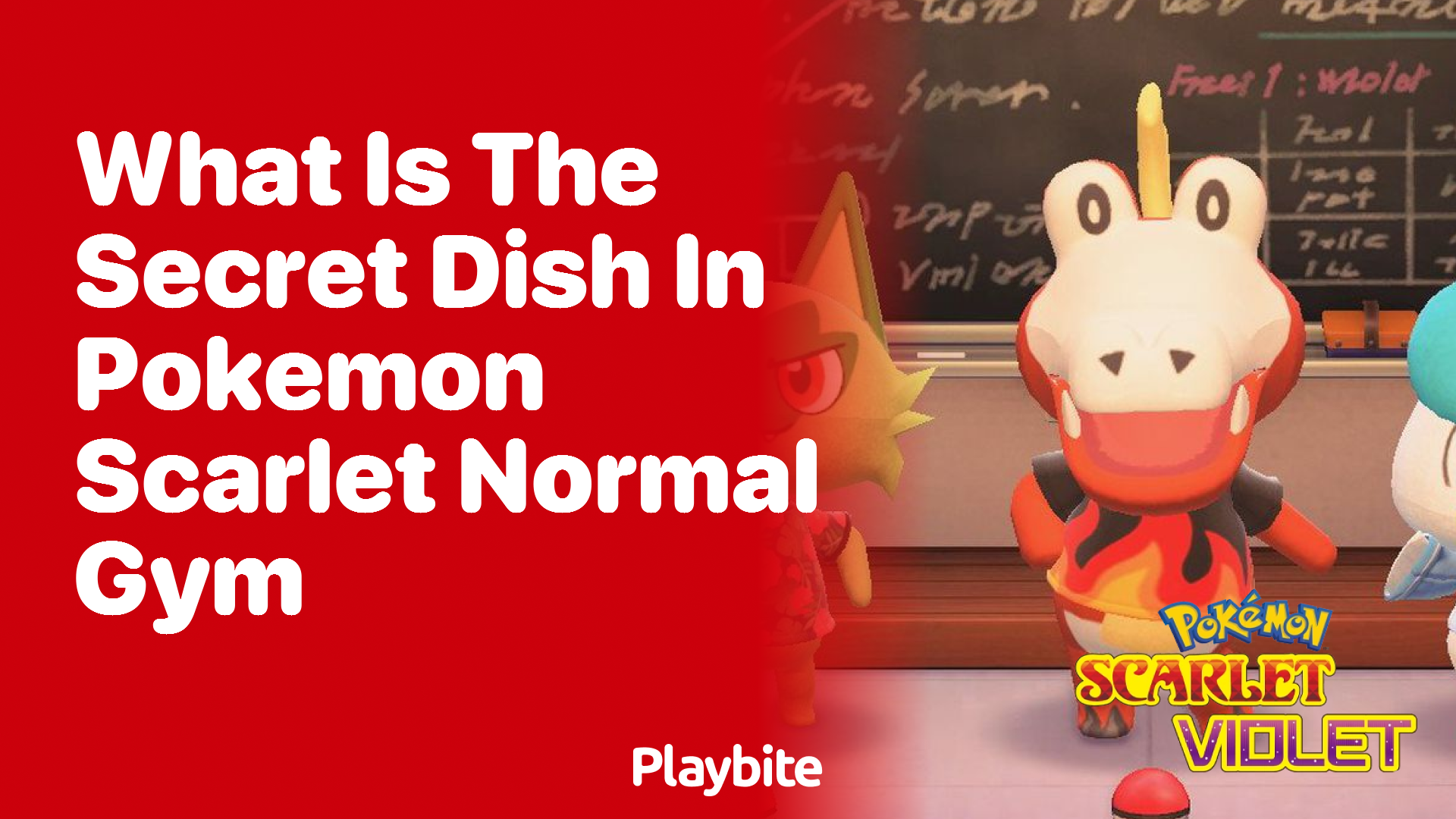 What is the Secret Dish in Pokémon Scarlet’s Normal Gym?