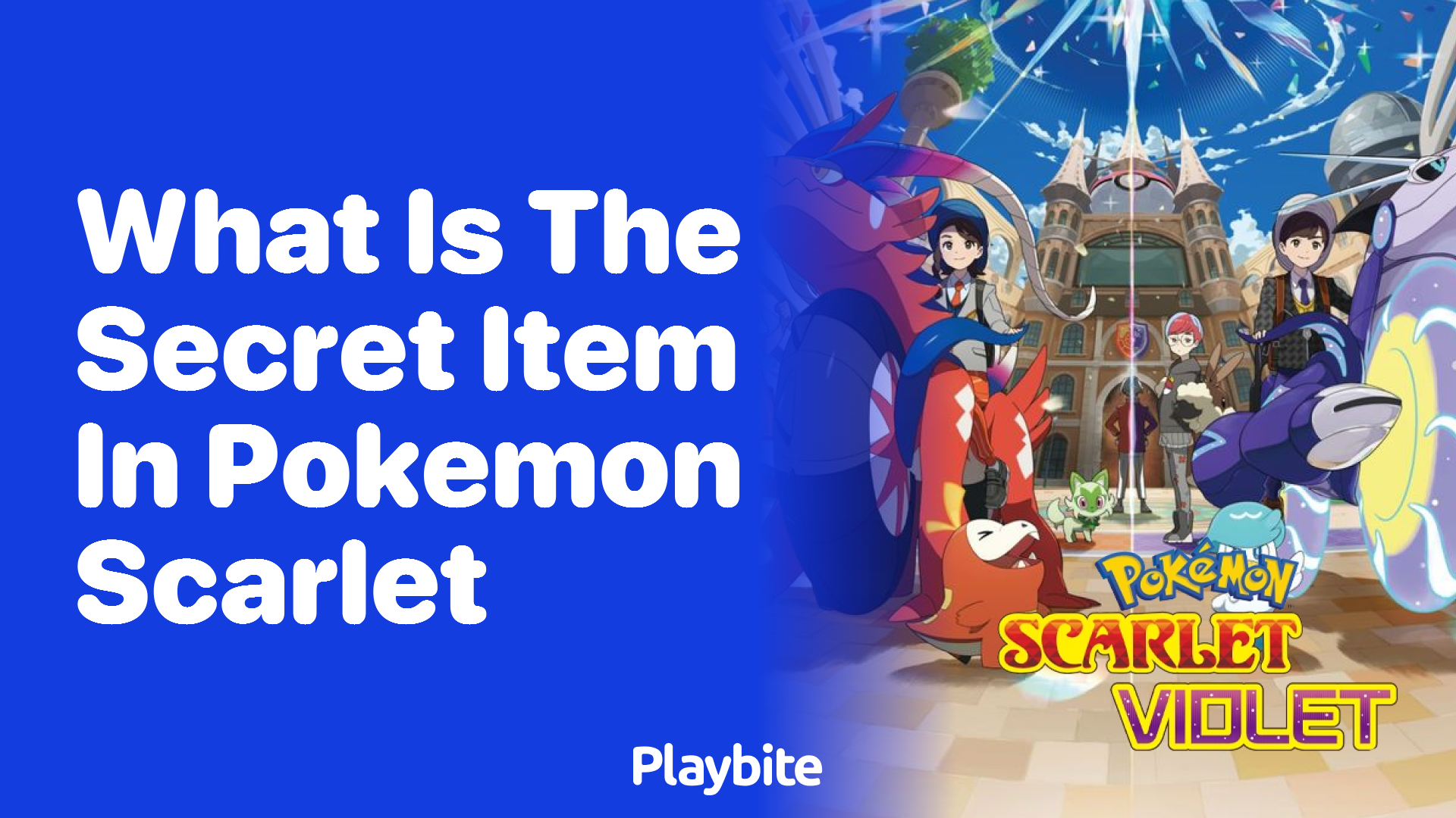 What is the secret item in Pokemon Scarlet?