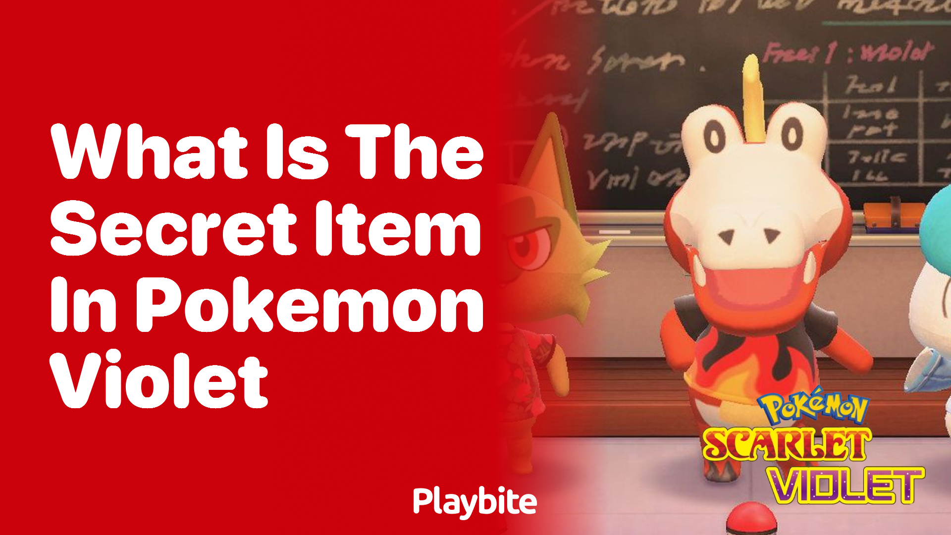 What is the secret item in Pokemon Violet?