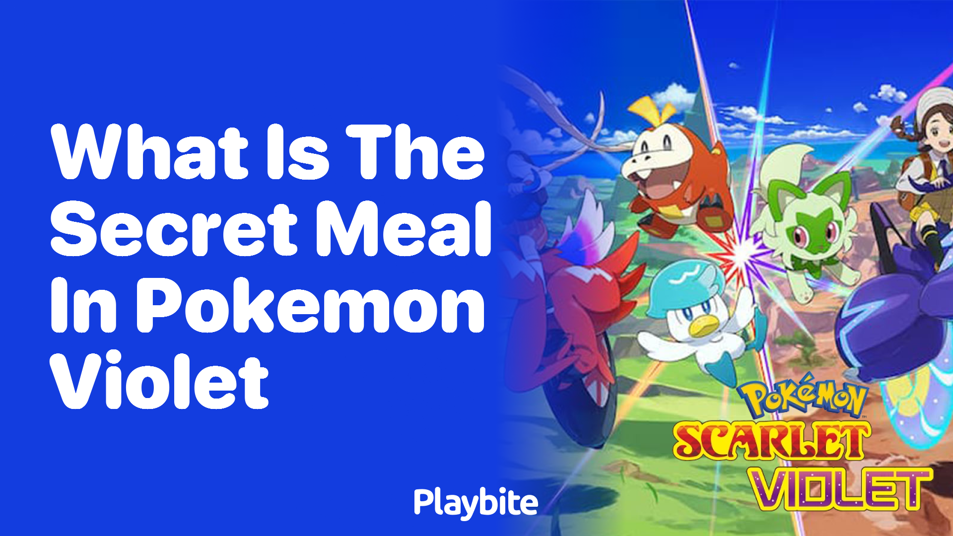 What is the secret meal in Pokemon Violet?