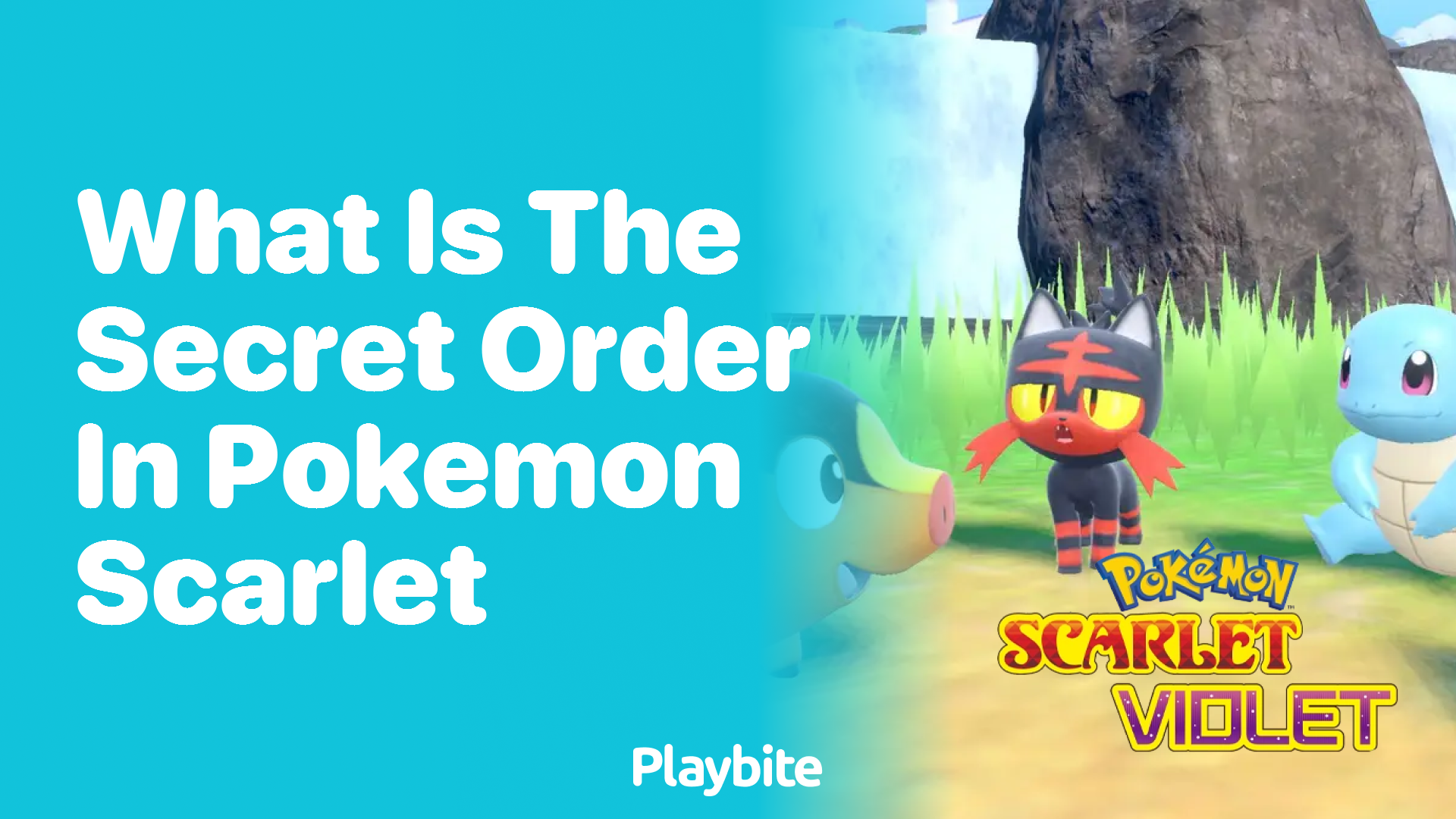 What is the Secret Order in Pokemon Scarlet?