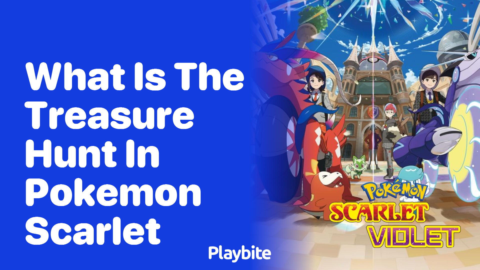 What is the treasure hunt in Pokémon Scarlet?