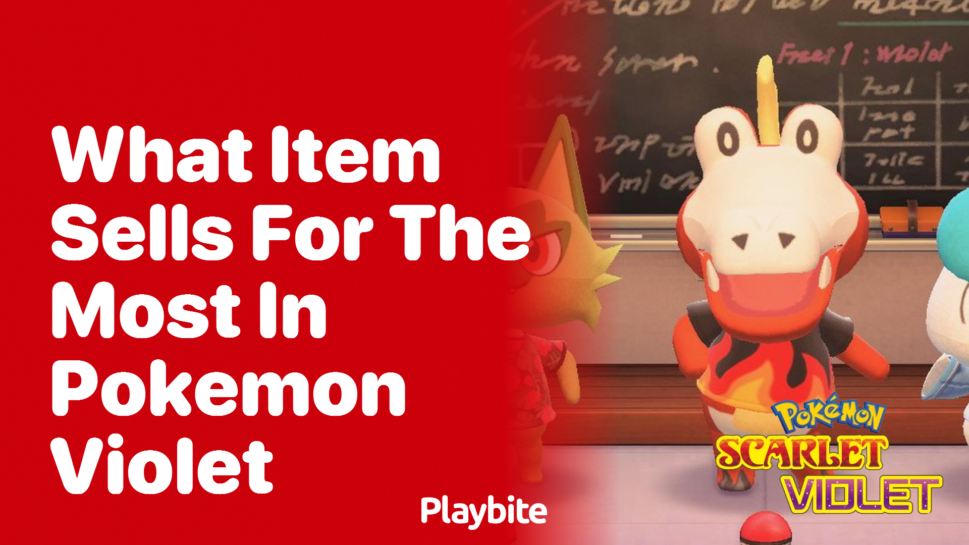 What item sells for the most in Pokemon Violet?