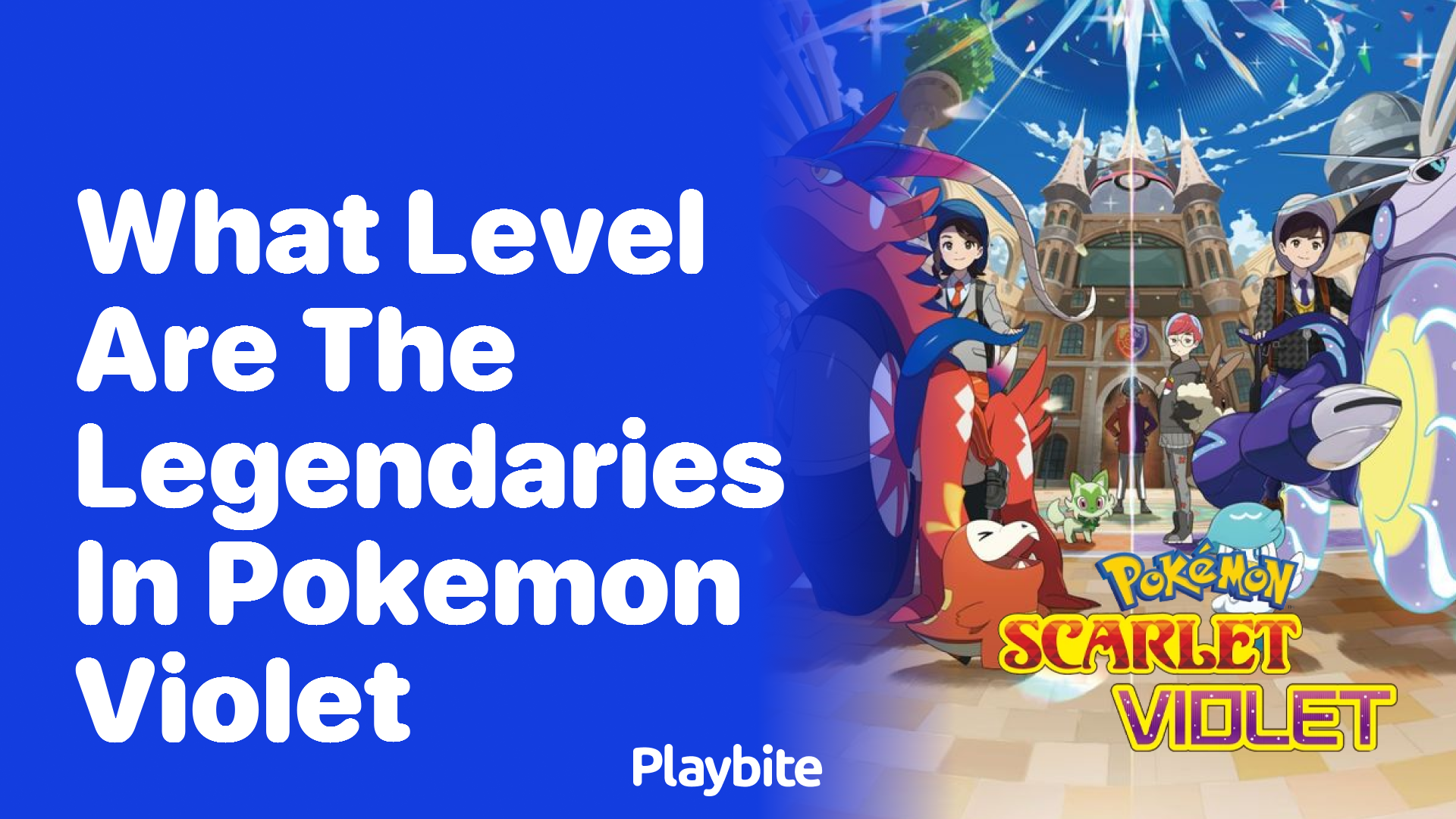 What level are the Legendaries in Pokemon Violet?