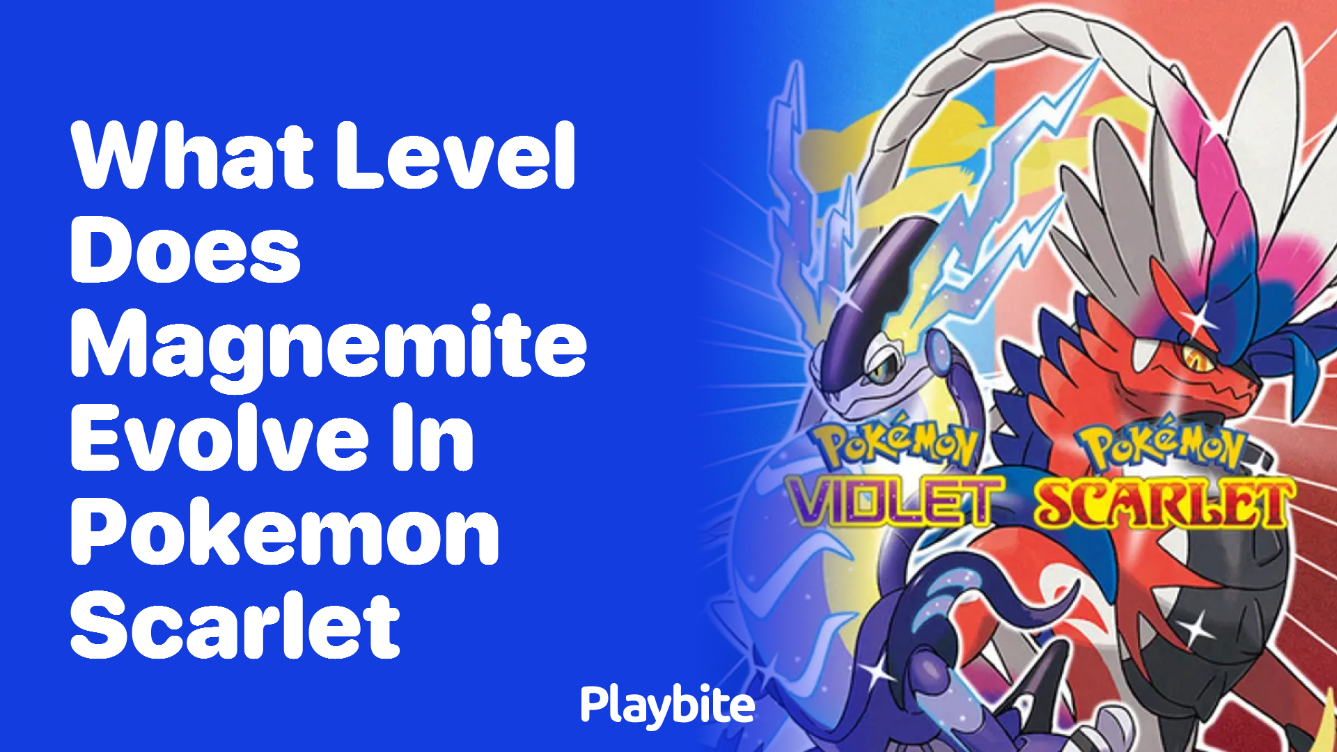 What Level Does Magnemite Evolve in Pokemon Scarlet?