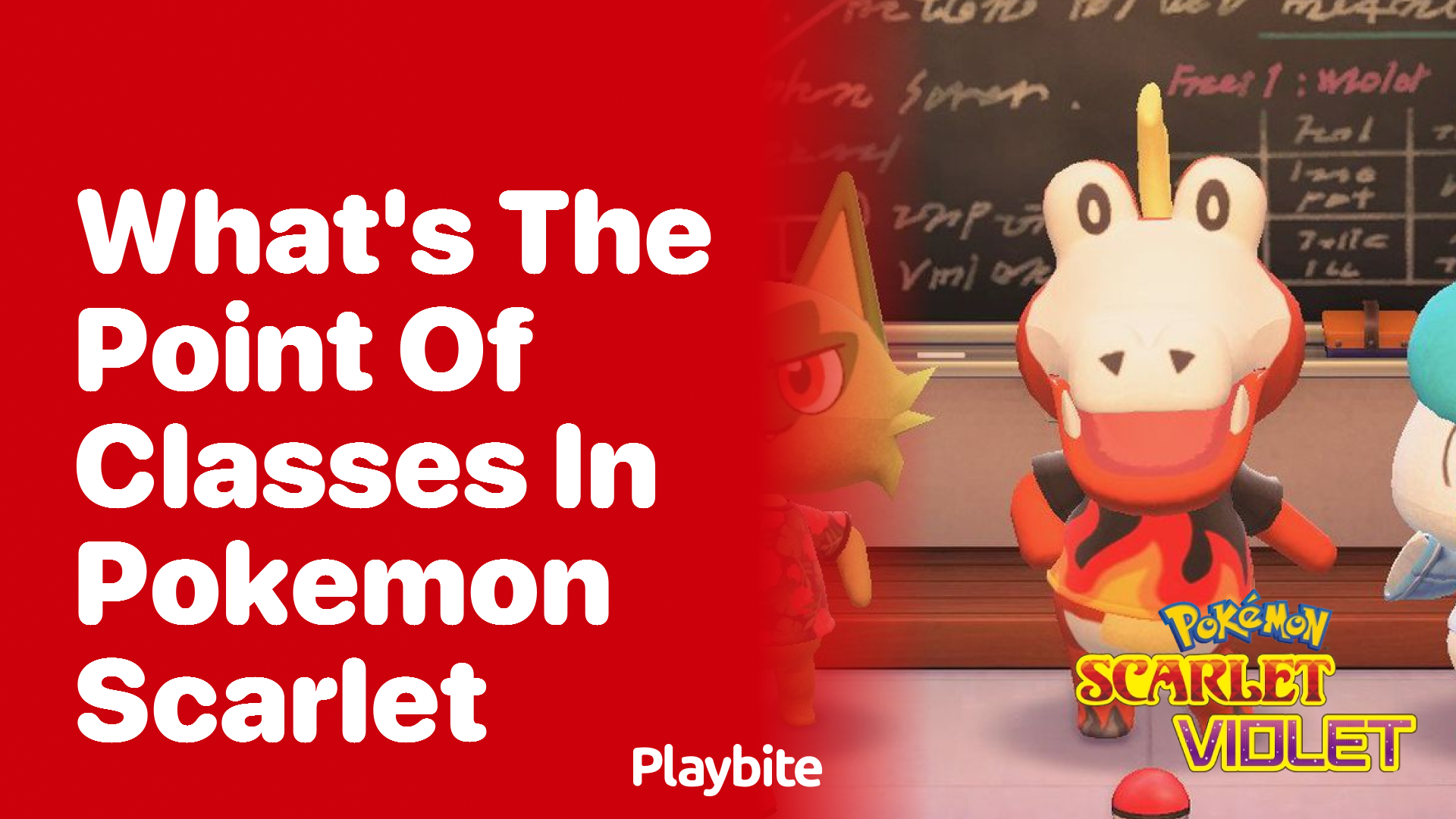 What’s the point of classes in Pokemon Scarlet?