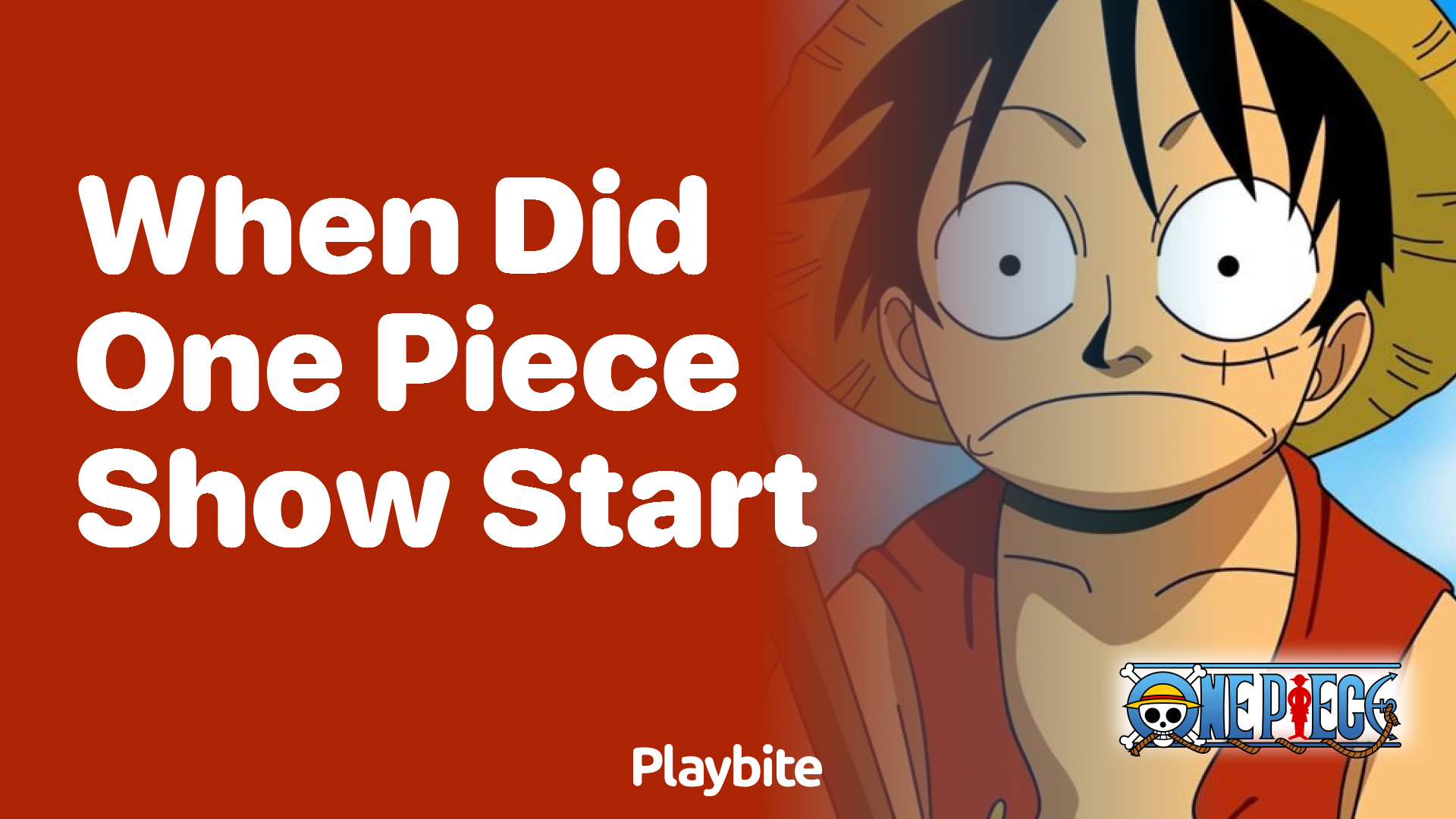 When Did the One Piece Show Start? Dive into the Epic Adventure