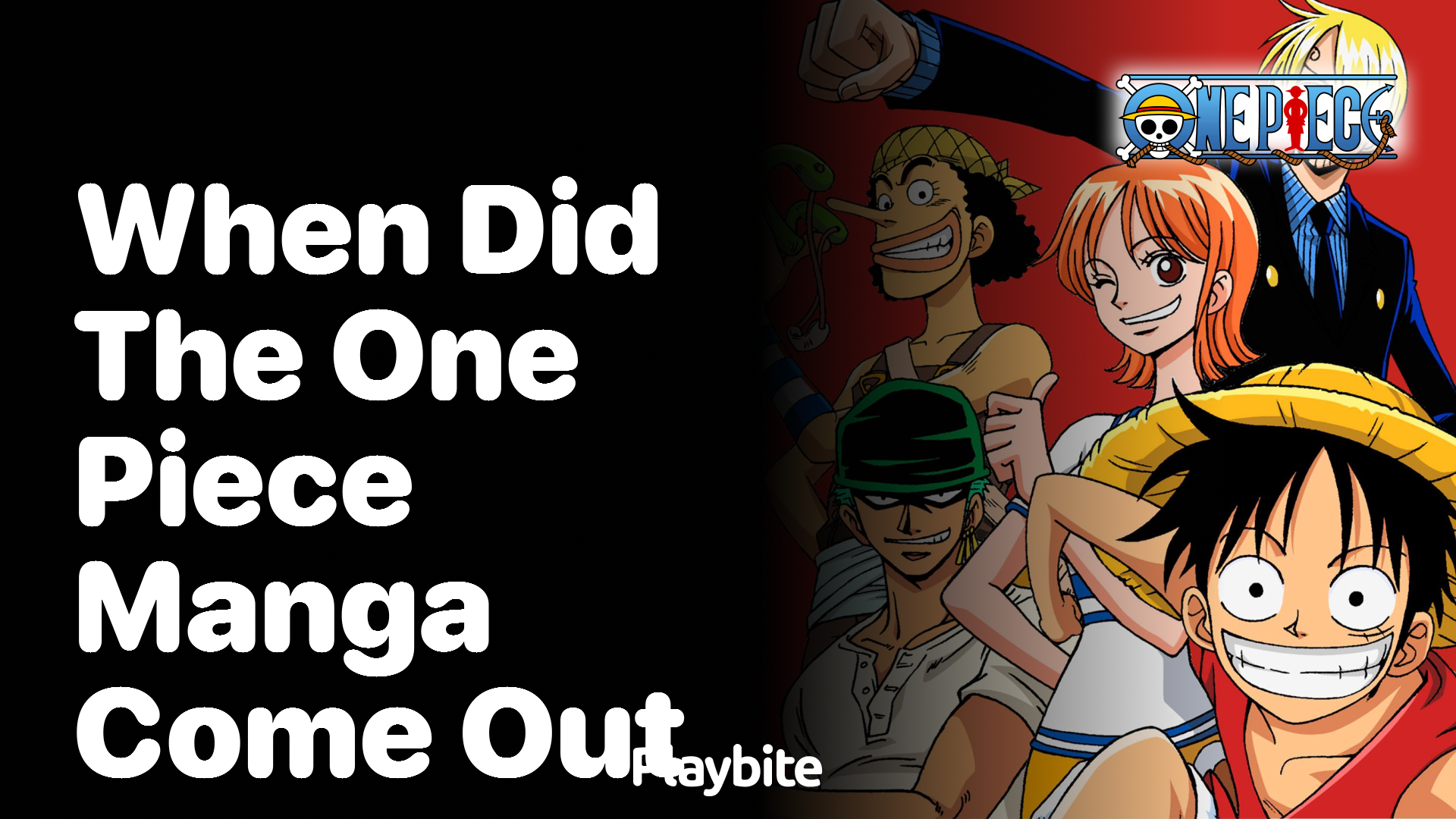 When Did the One Piece Manga Make Its Grand Debut?