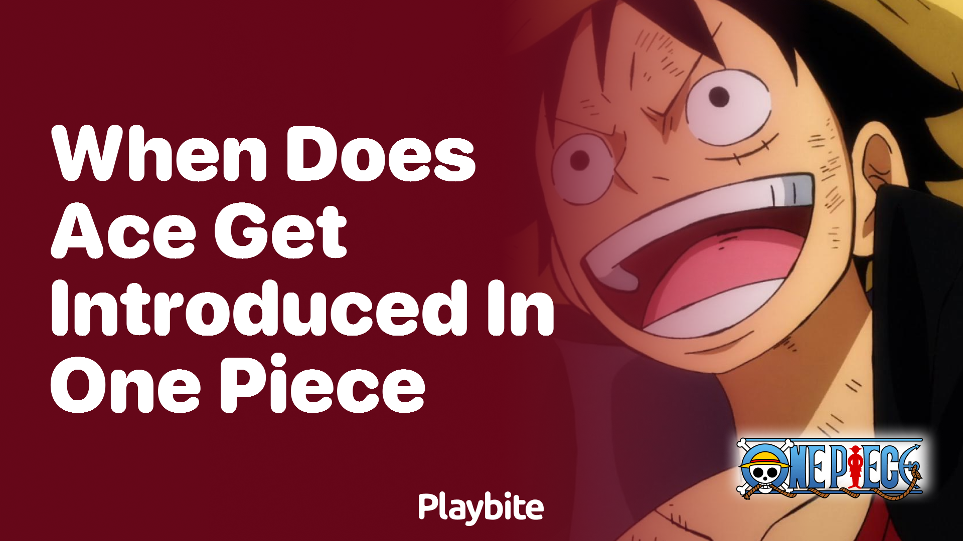 When does Ace get introduced in One Piece?