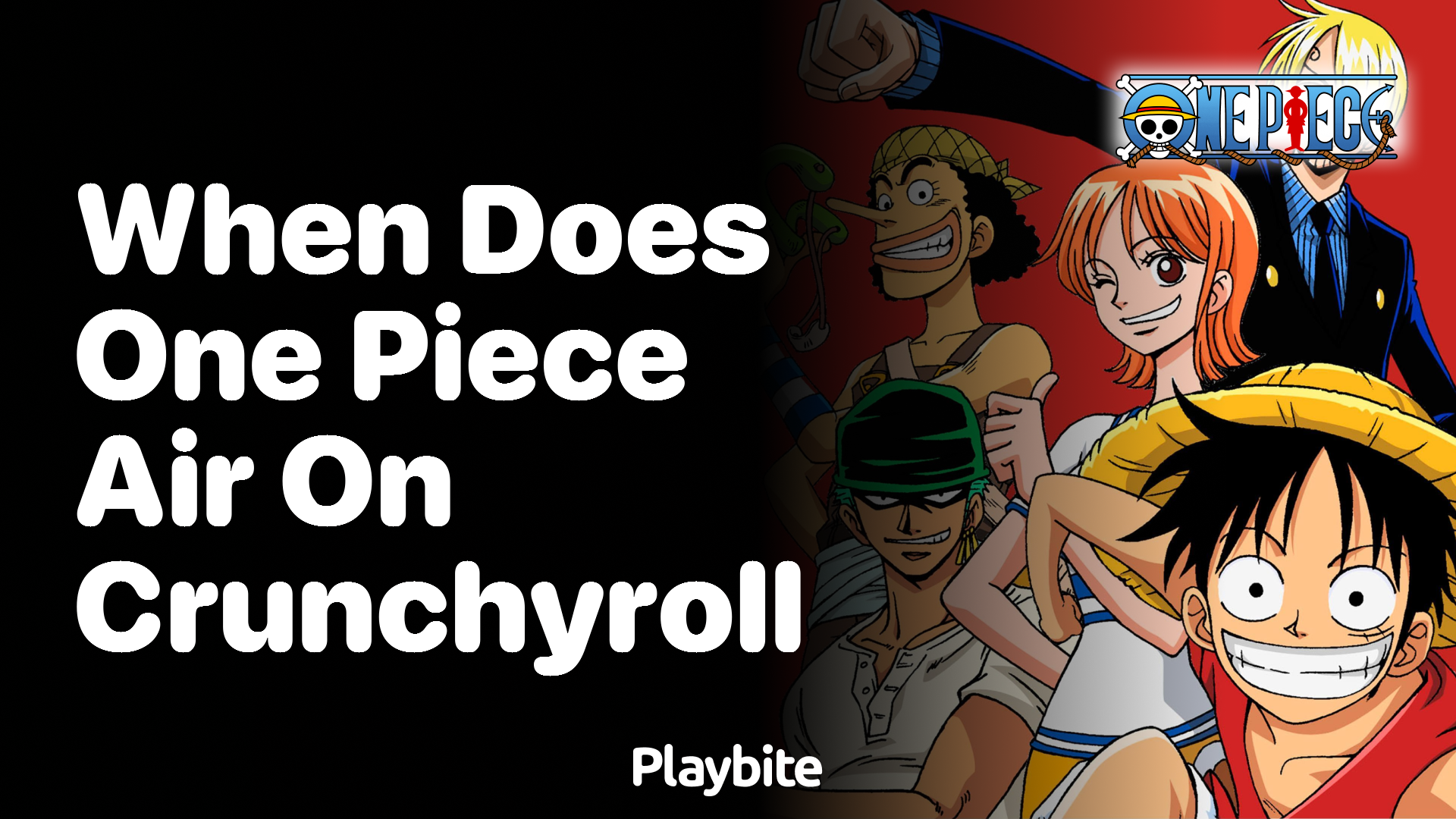 When Does One Piece Air on Crunchyroll?