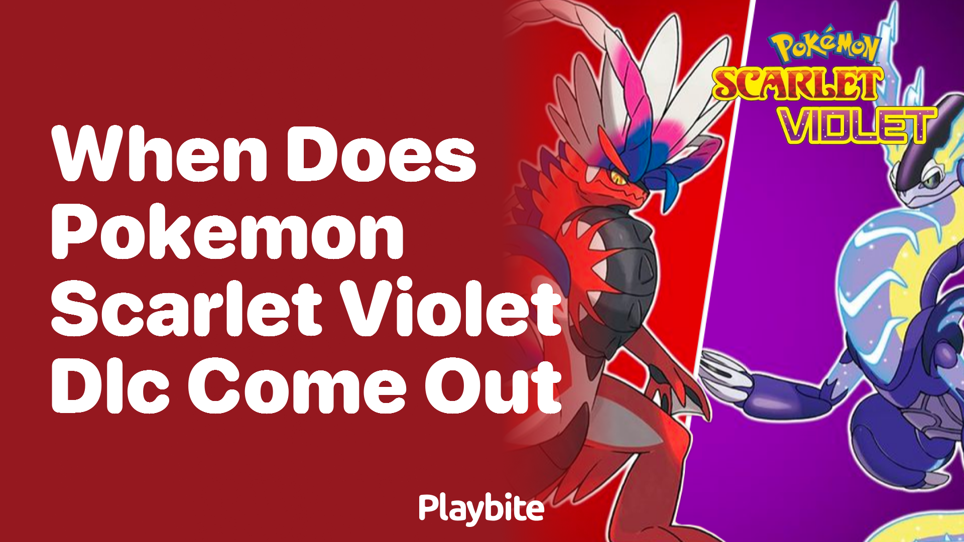 When does Pokemon Scarlet & Violet DLC come out?