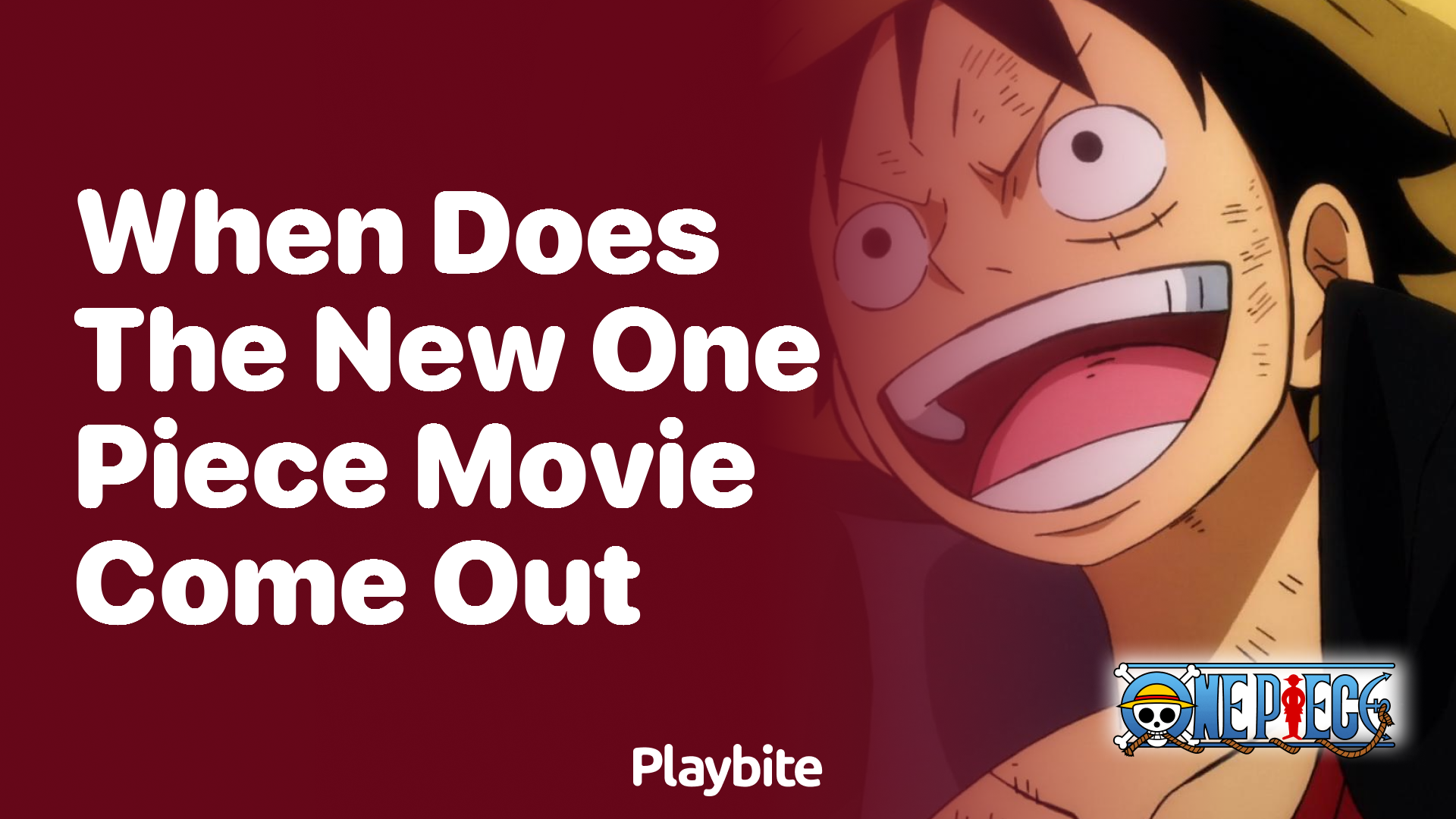 When Does the New One Piece Movie Come Out?