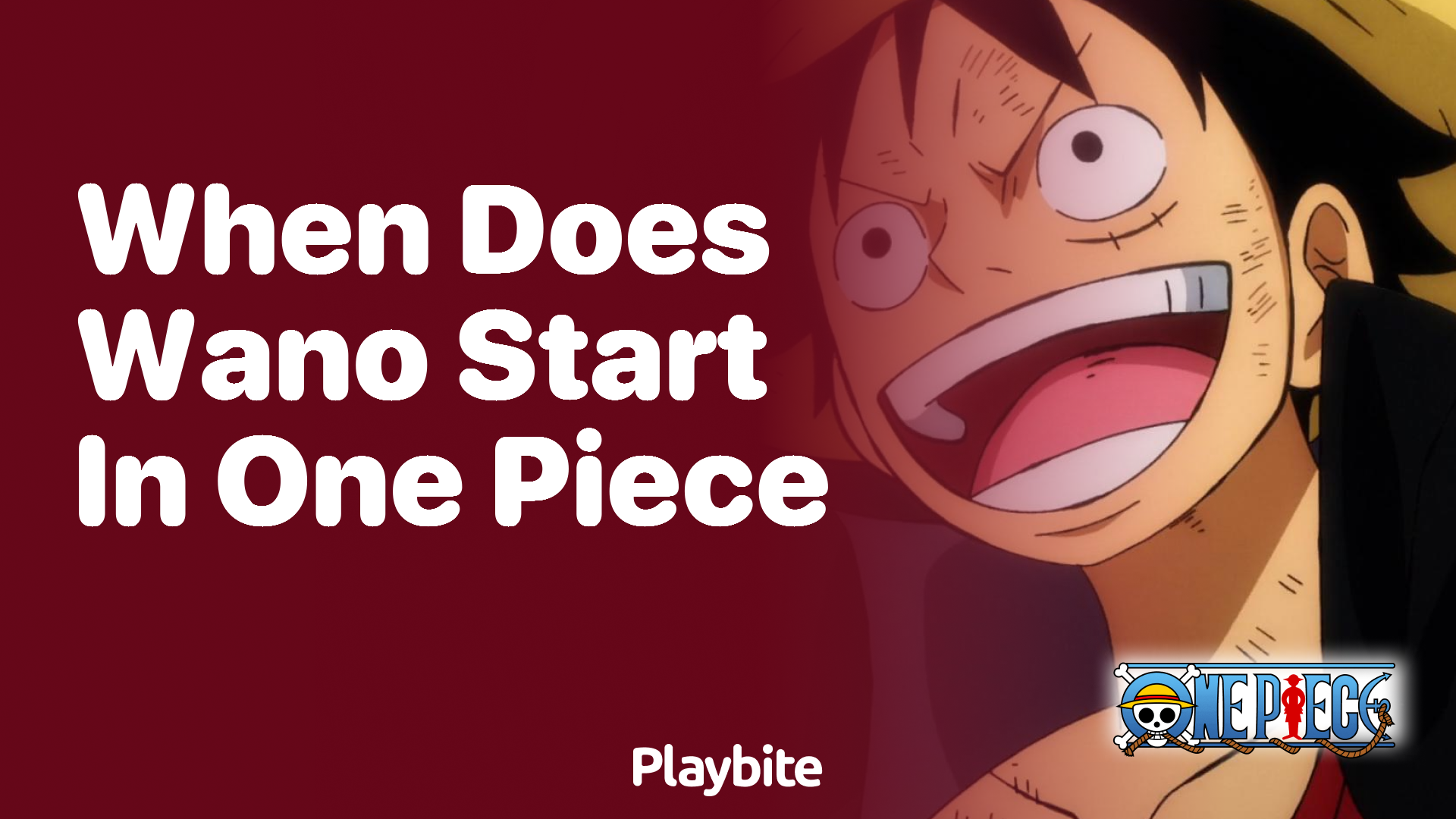 When does the Wano arc start in One Piece?