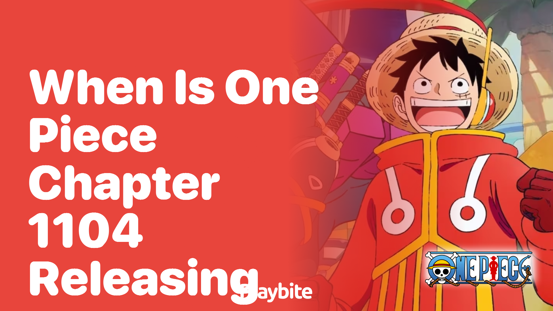 When is One Piece Chapter 1104 Releasing?
