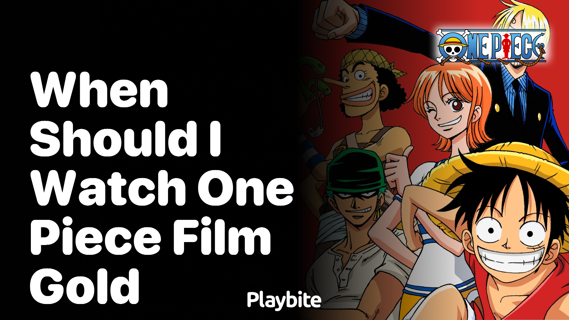 When Should I Watch One Piece Film Gold?