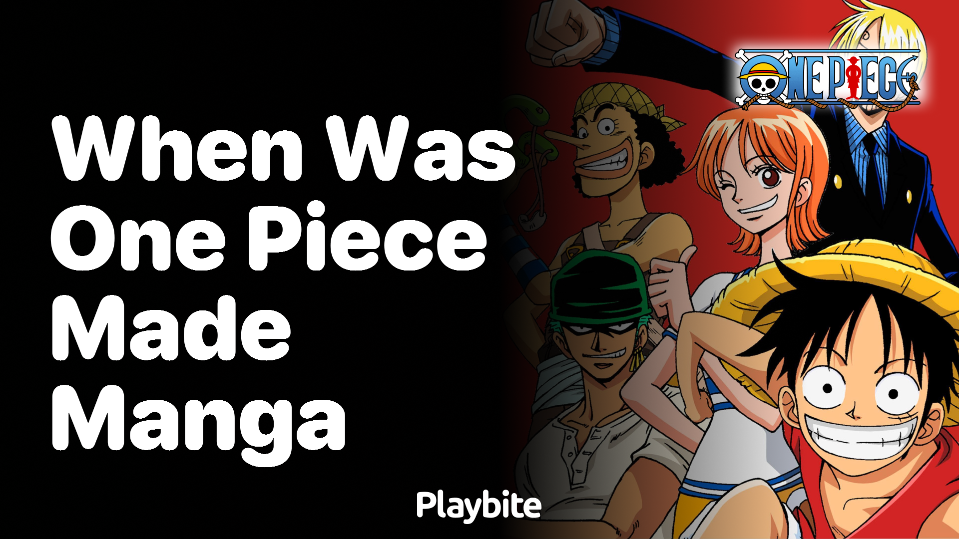 When Was One Piece First Published as a Manga?