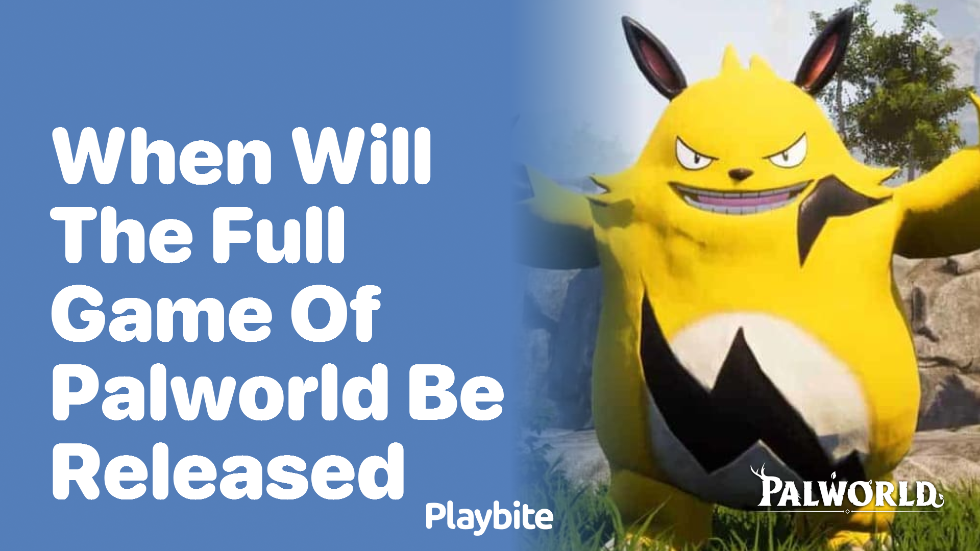 When will the full game of Palworld be released?