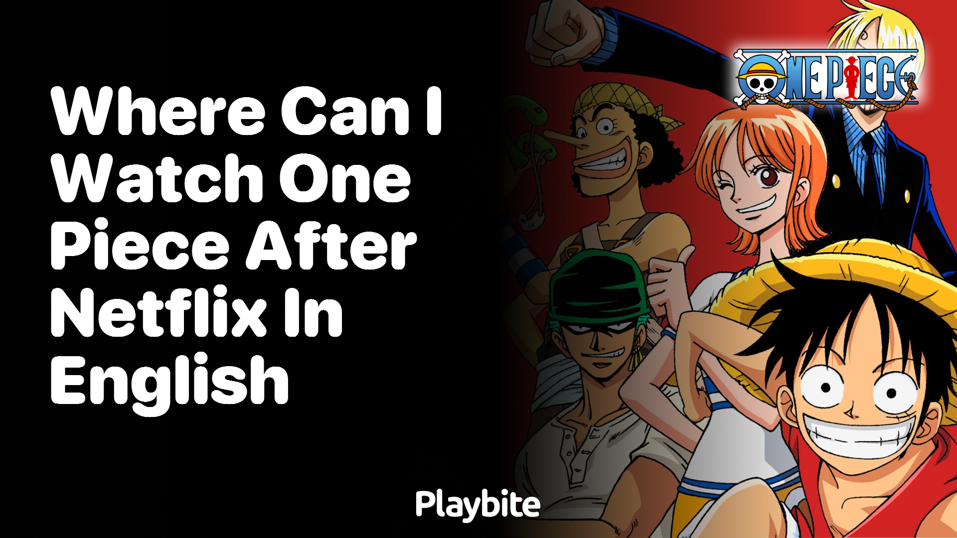 Where Can I Watch One Piece After Netflix in English?