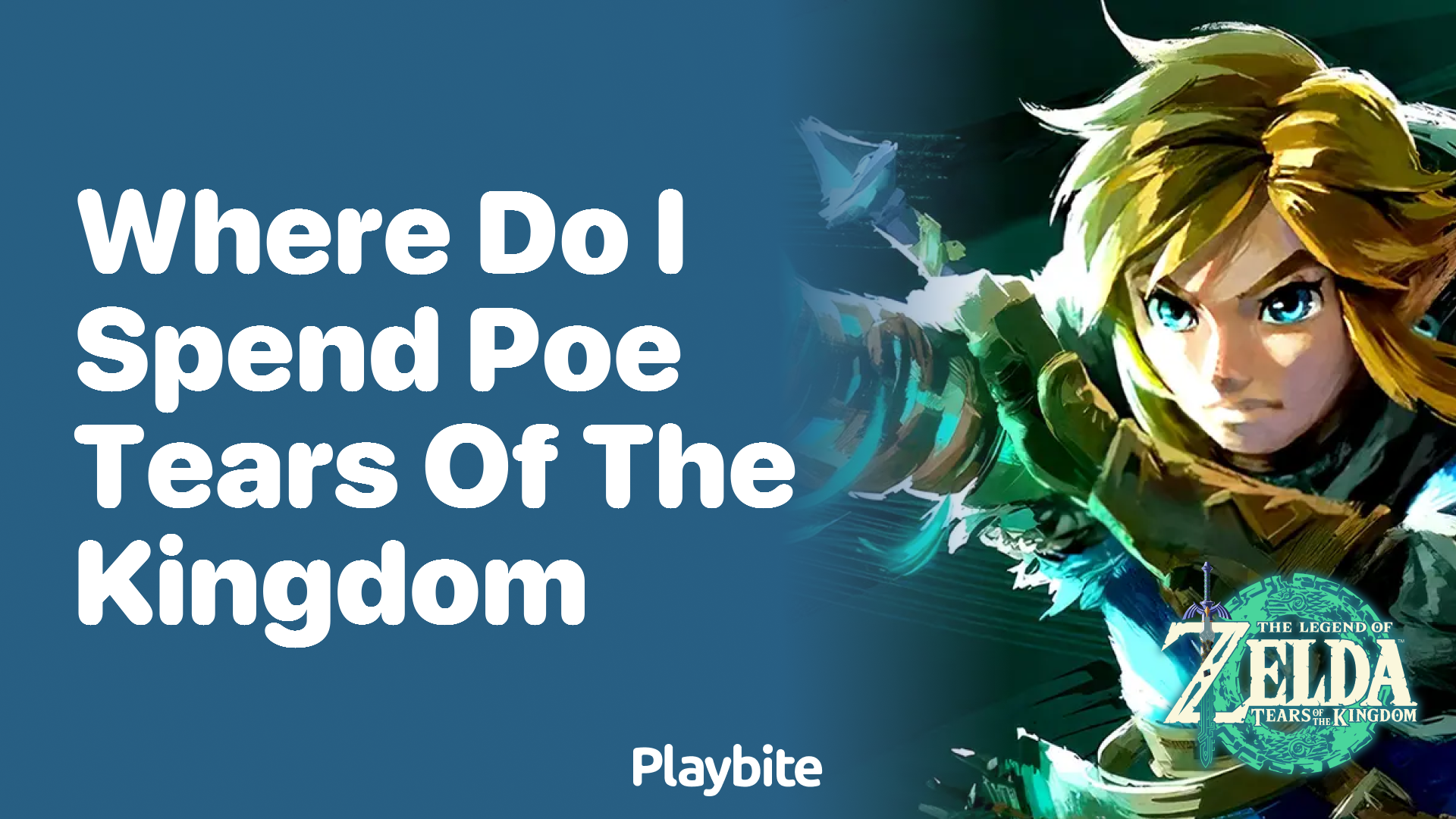 Where Do I Spend Poe Tears in Tears of the Kingdom?
