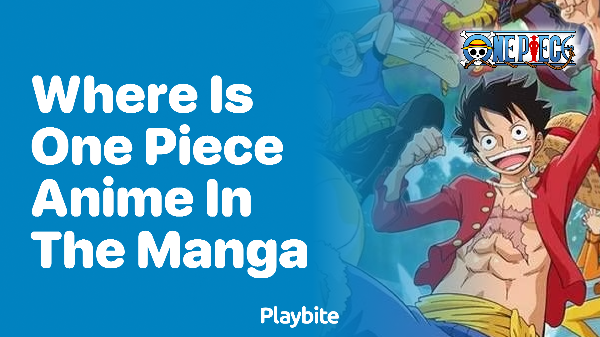 Where is the One Piece Anime Compared to the Manga?