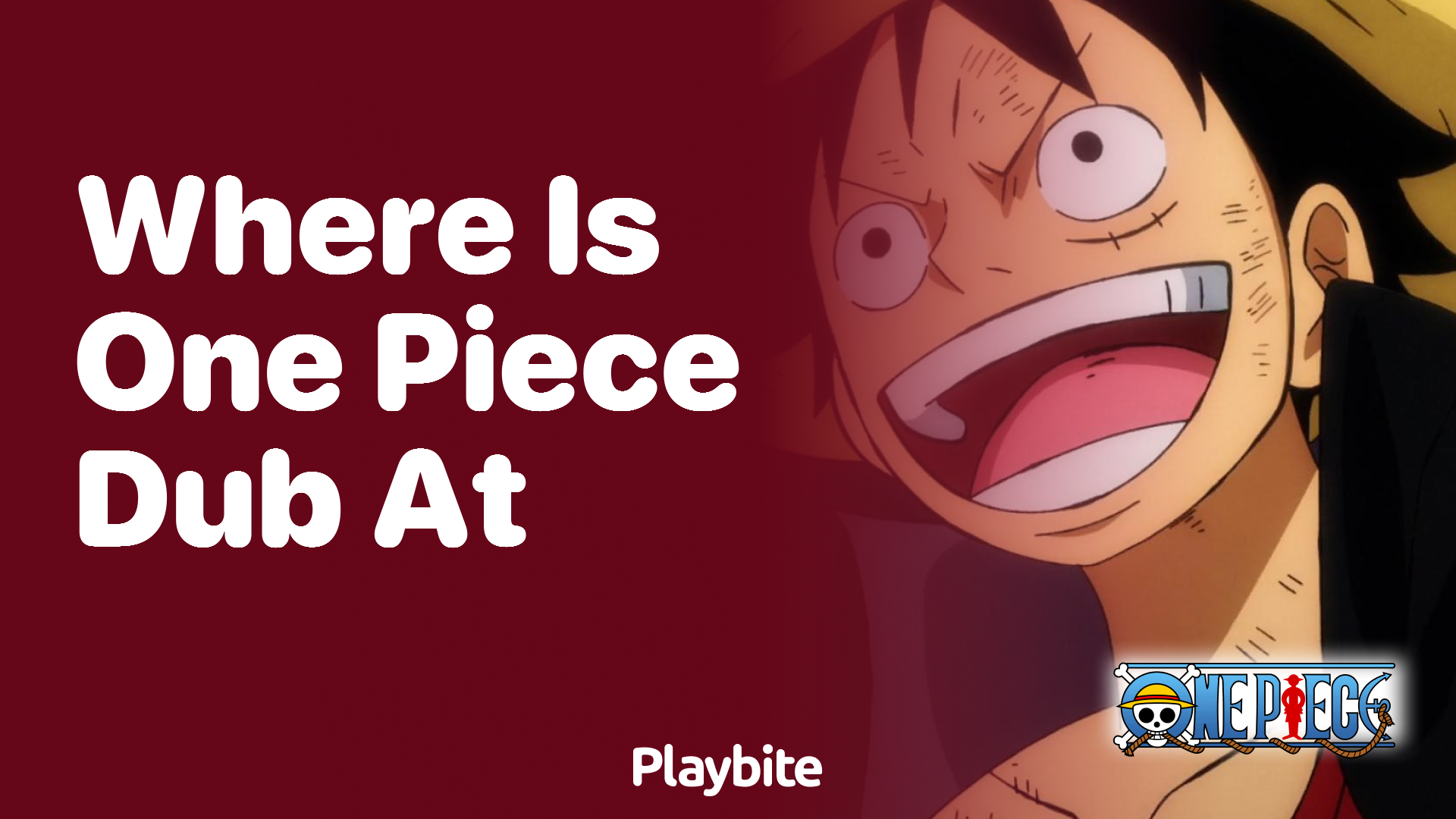 Where Is the One Piece Dub Currently At?
