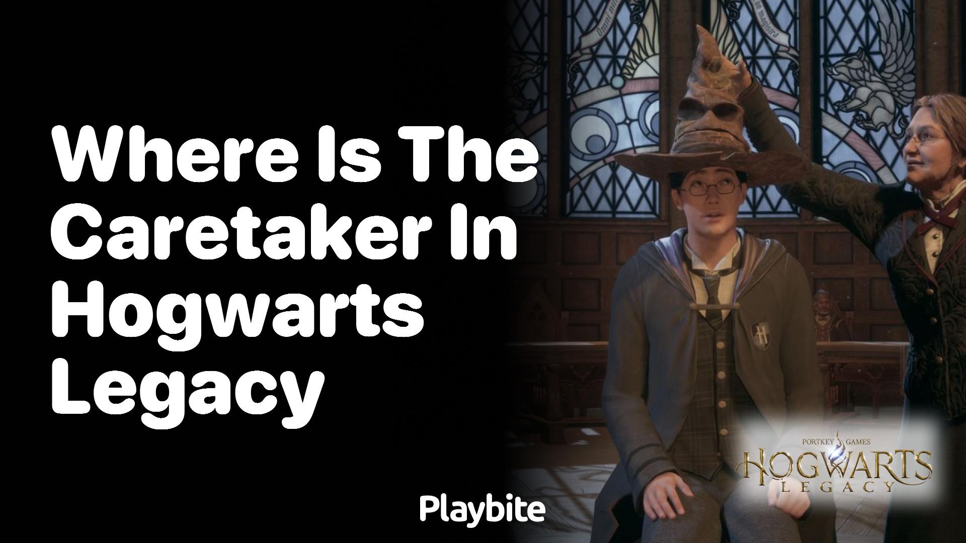 Where is the caretaker in Hogwarts Legacy?