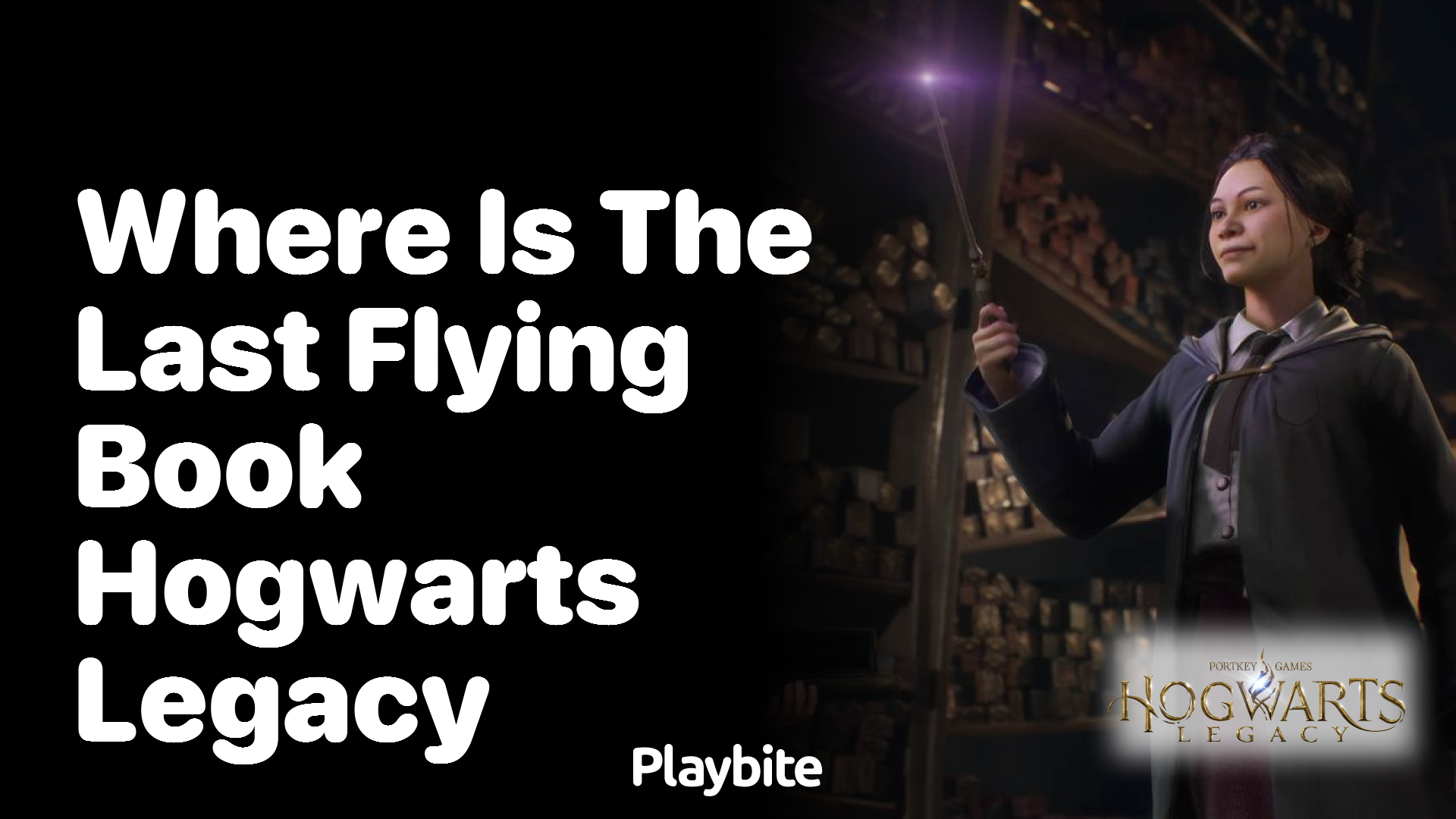 Where is the last flying book in Hogwarts Legacy?