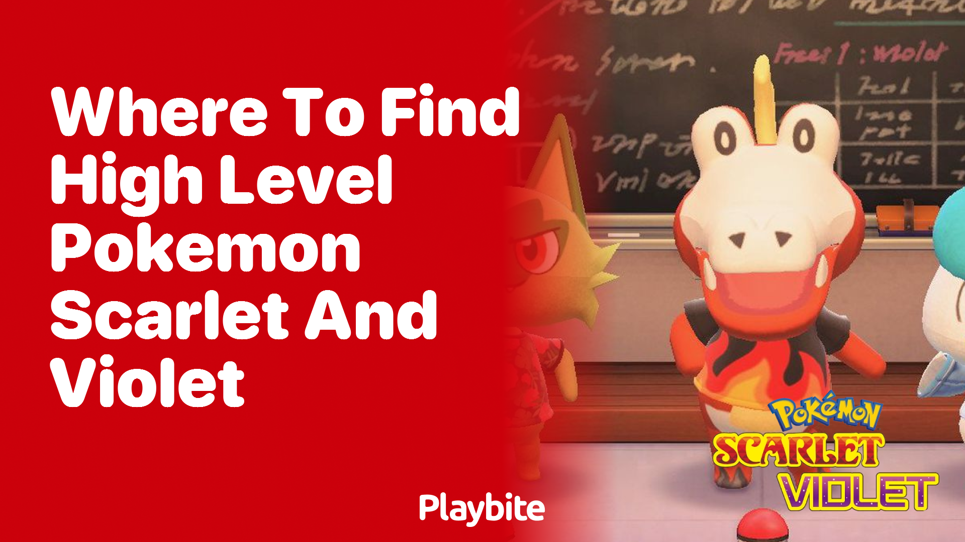 Where to find high-level Pokemon in Scarlet and Violet
