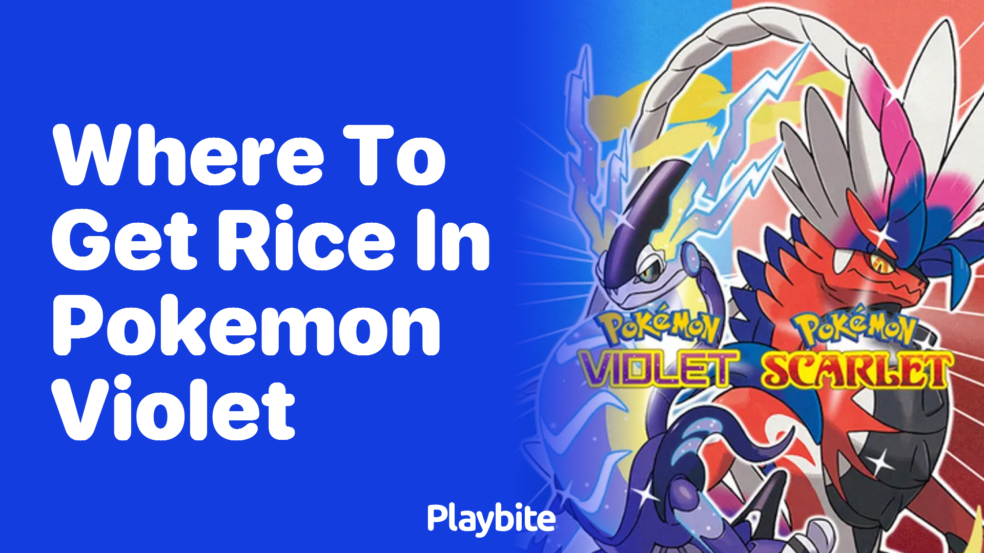 Where to Get Rice in Pokemon Violet - Playbite