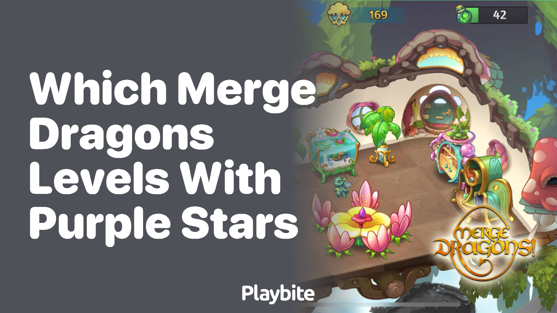 Which Merge Dragons levels drop purple stars?