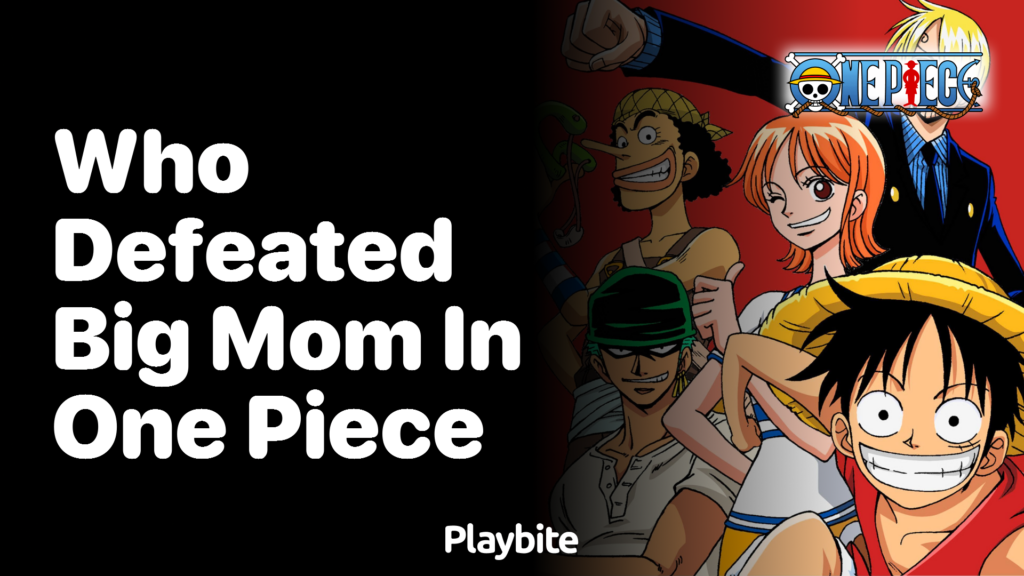 Who defeated Big Mom in One Piece? Playbite