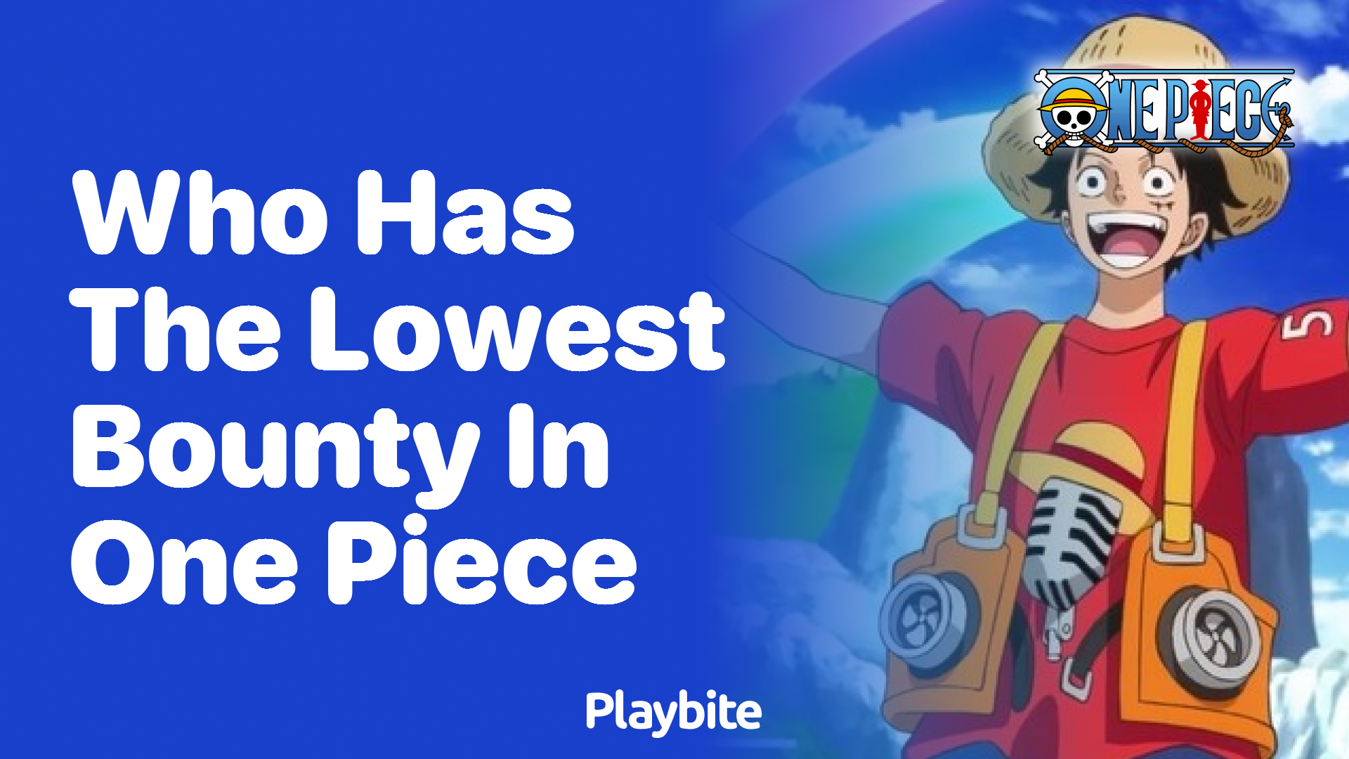 Who Has the Lowest Bounty in One Piece?