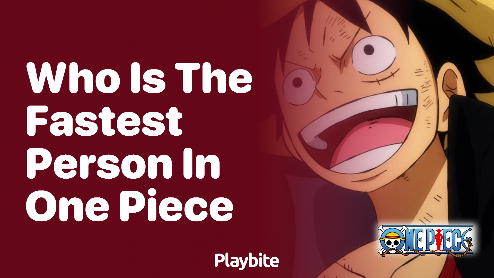 Who Is the Fastest Person in One Piece?