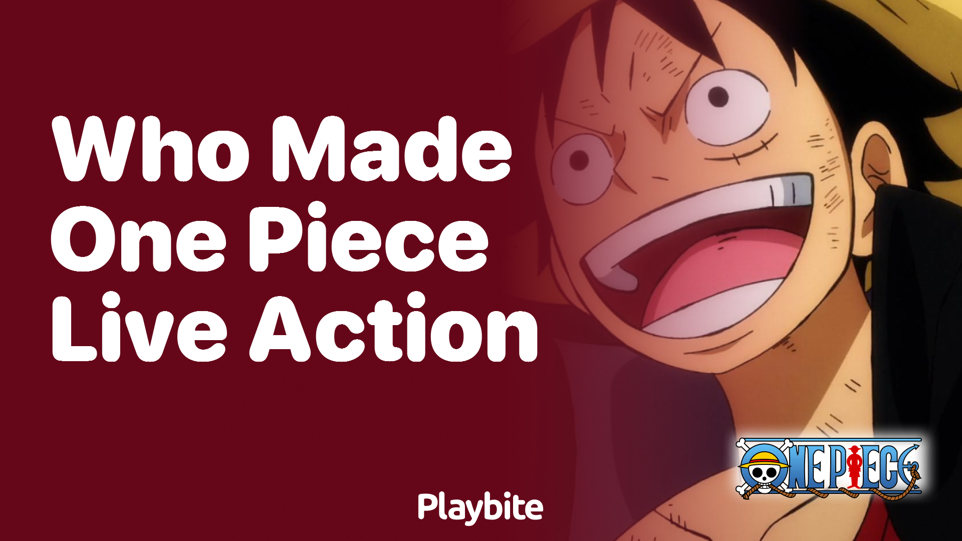 Who Made the One Piece Live Action?