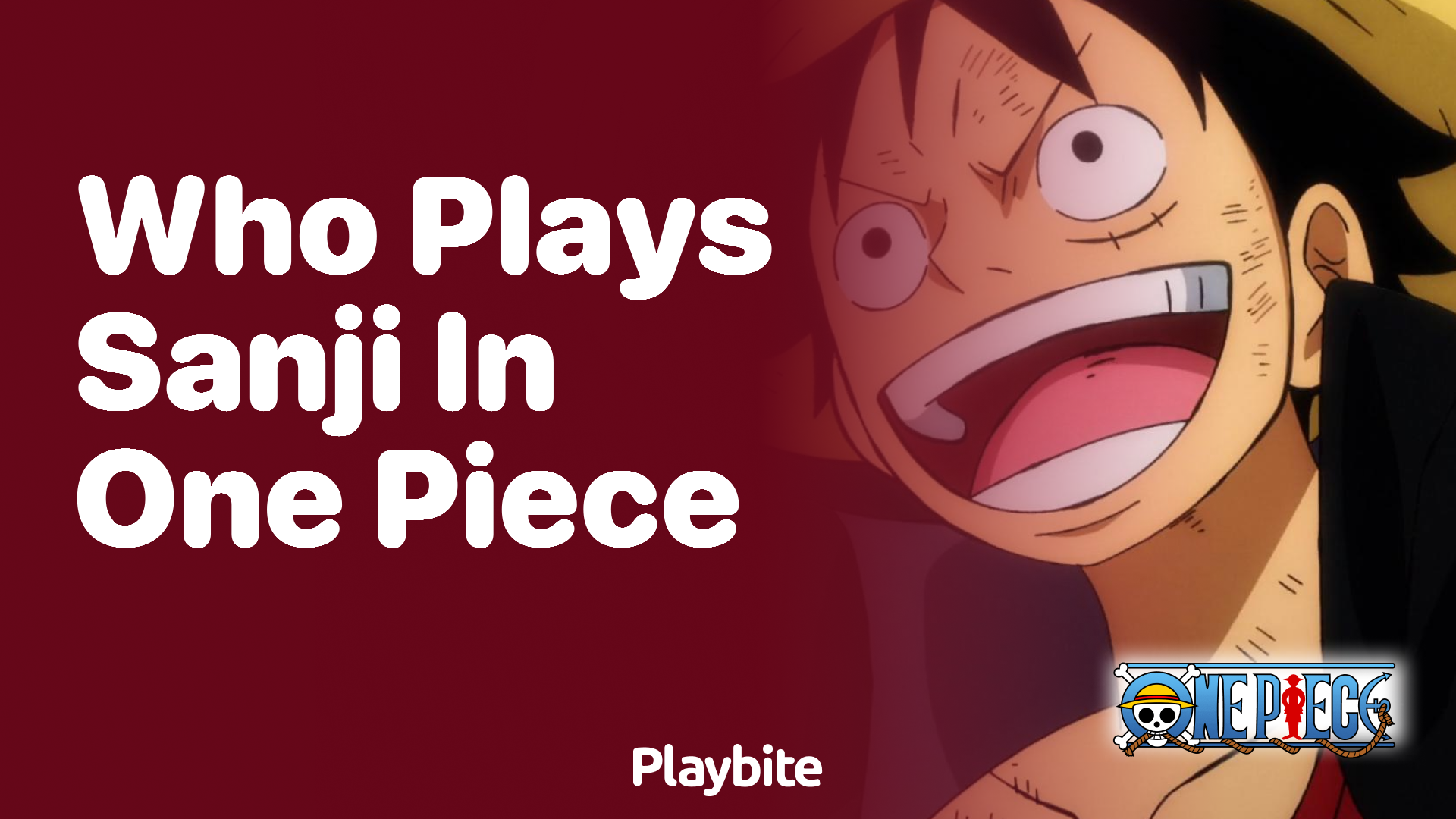 Who Plays Sanji in One Piece?
