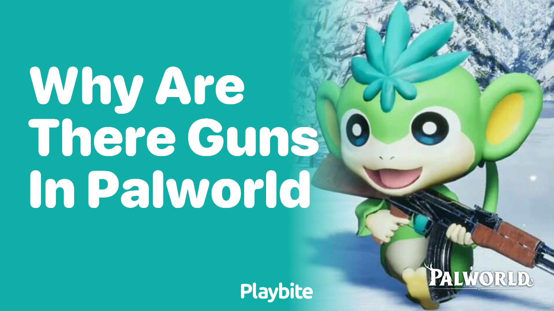 Why are there guns in Palworld?