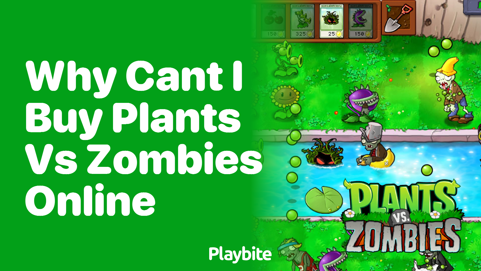 Why can&#8217;t I buy Plants vs Zombies online?
