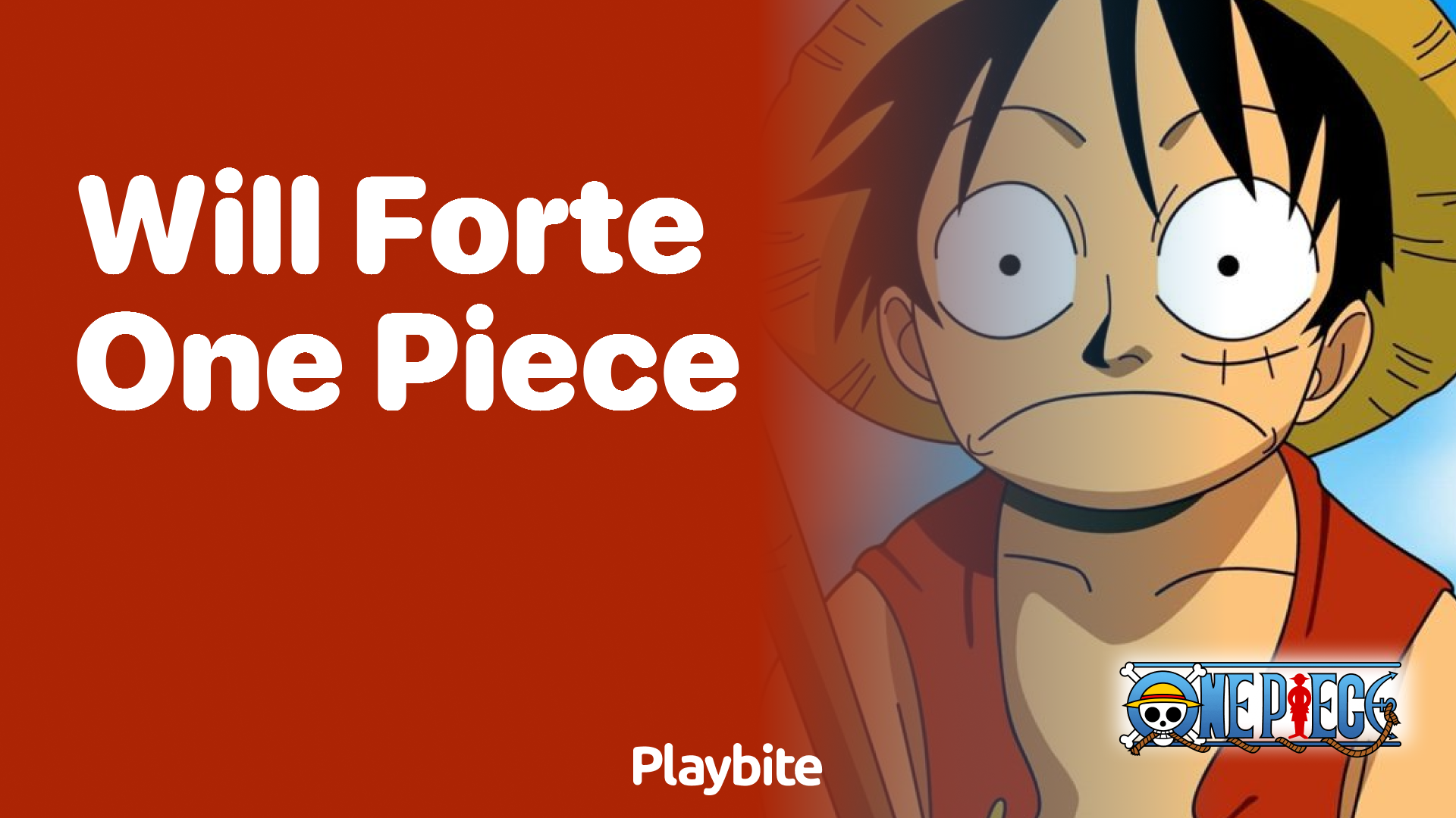 Will Forte Be Part of One Piece?