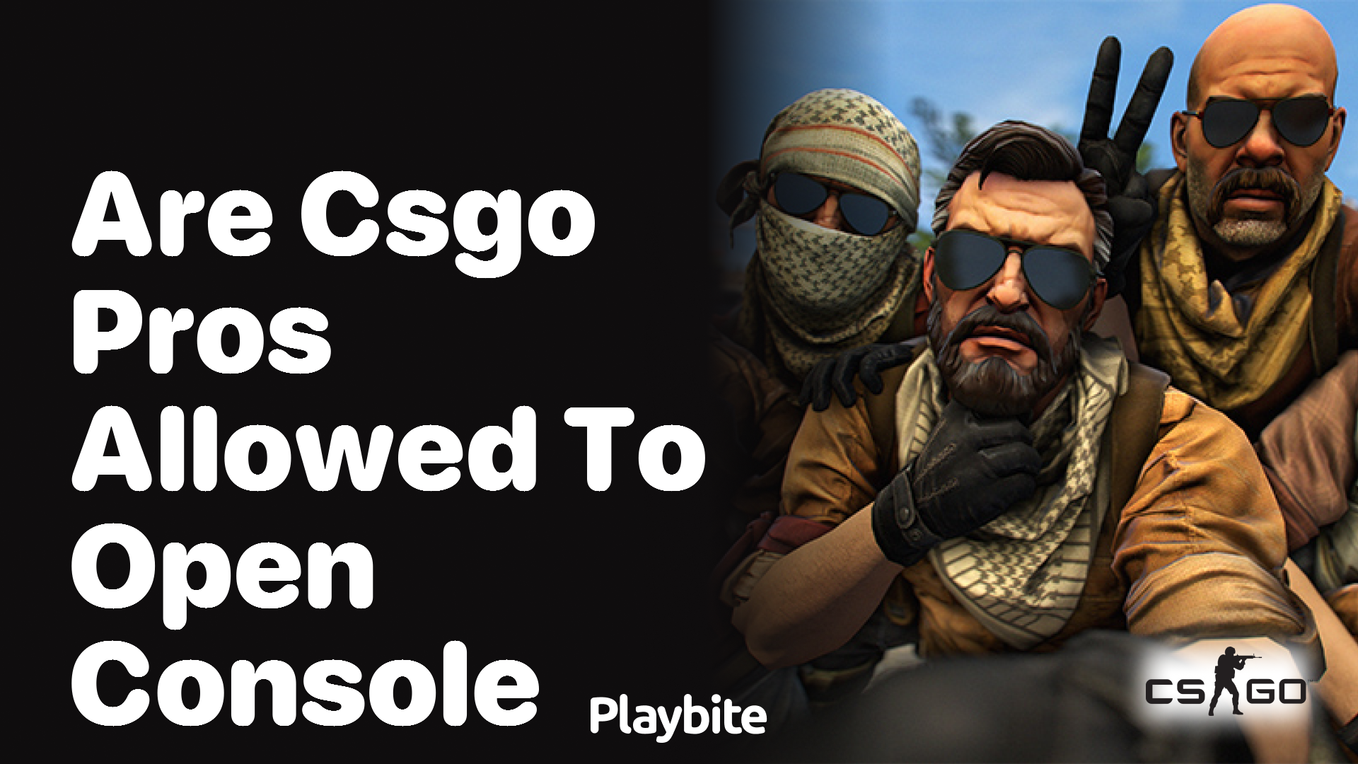 Are CS:GO pros allowed to open the console during matches?
