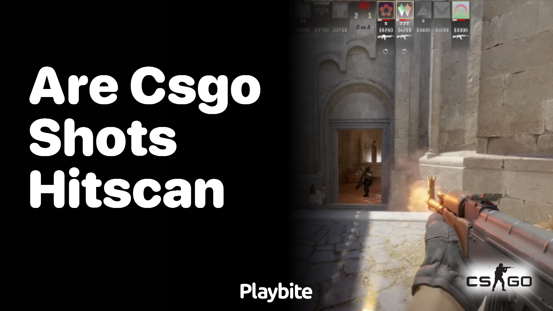 Are CSGO shots hitscan?