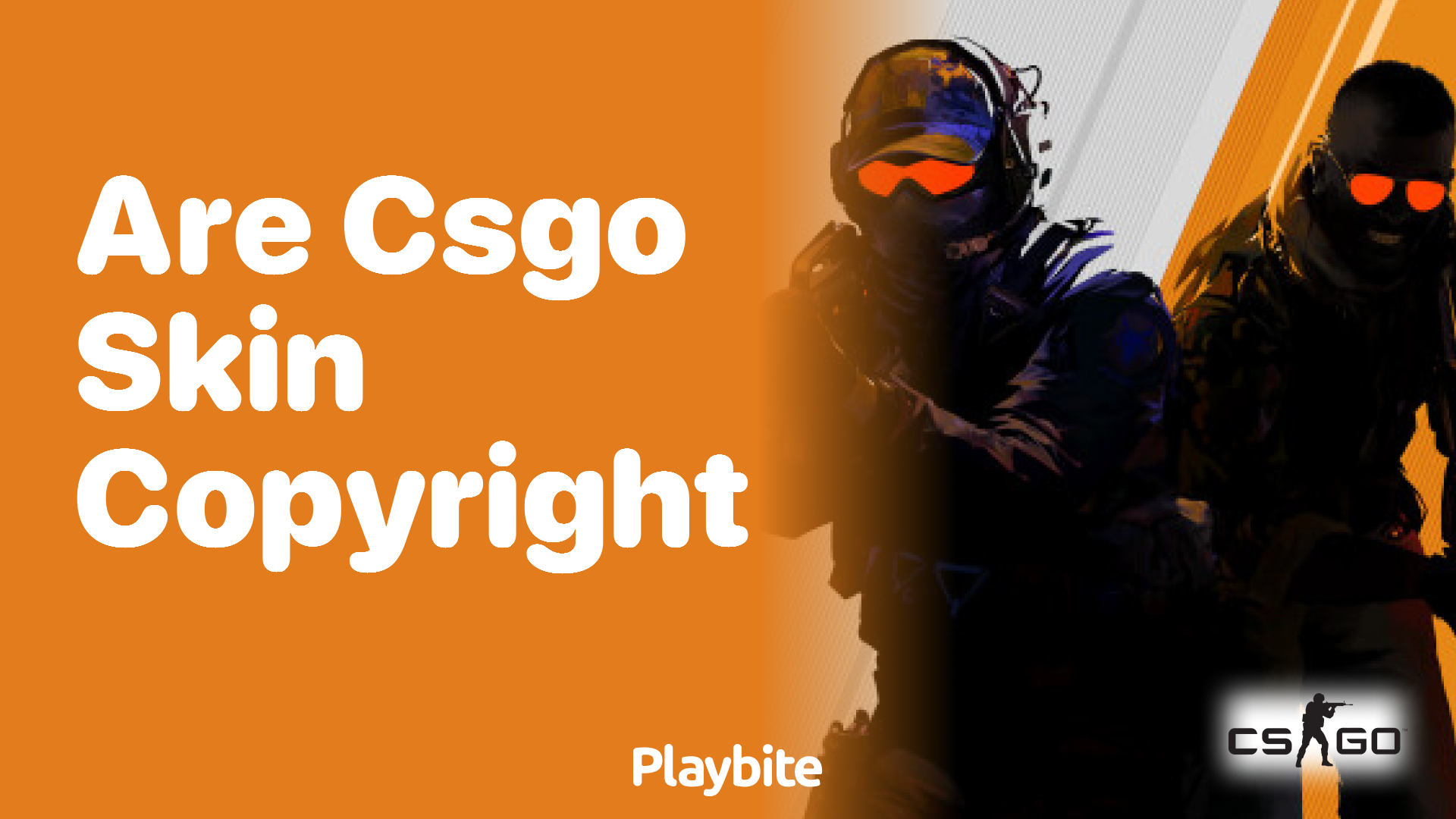 Are CS:GO skins copyrighted?