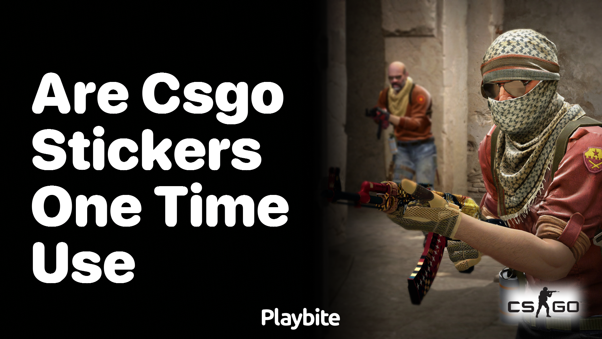Are CS:GO Stickers One Time Use?