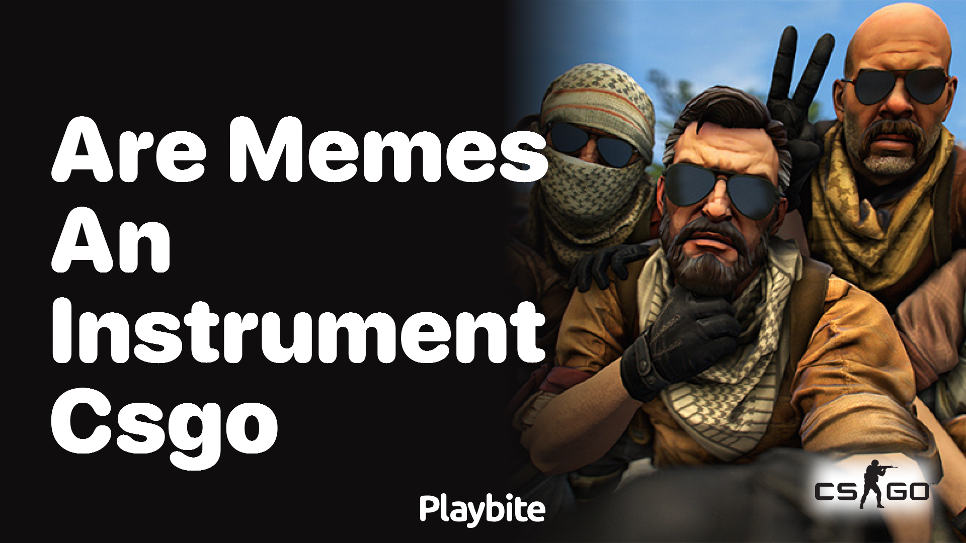 Are memes an instrument in CSGO?