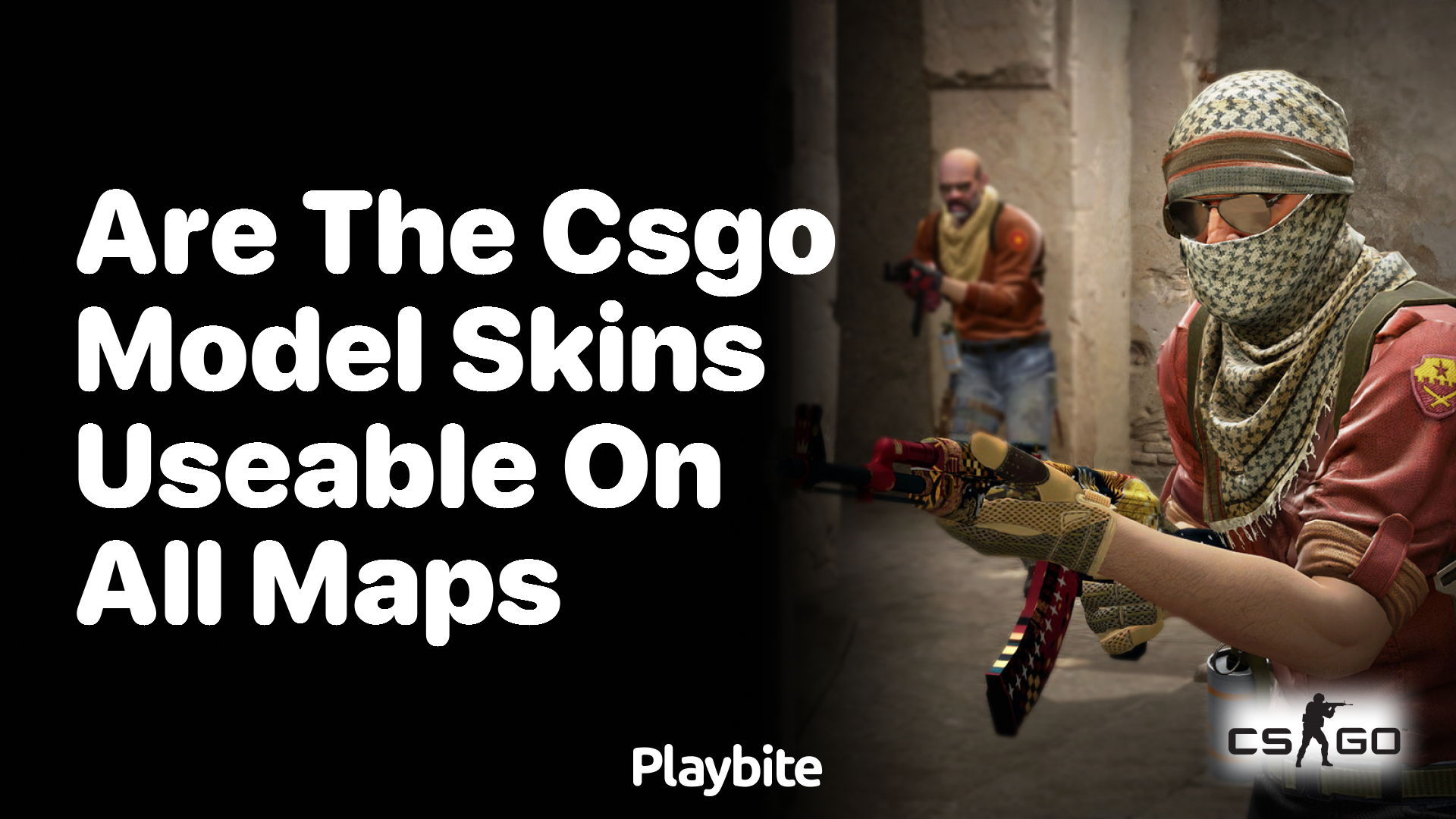 Are the CS:GO model skins usable on all maps?