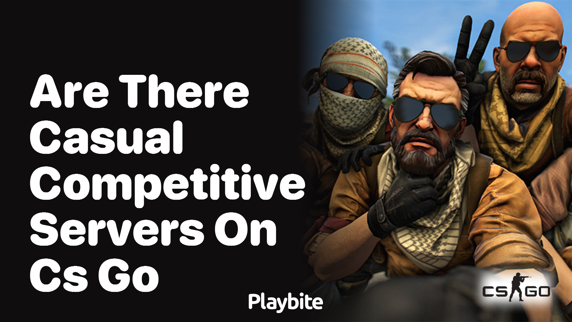 Are there casual competitive servers on CS:GO?