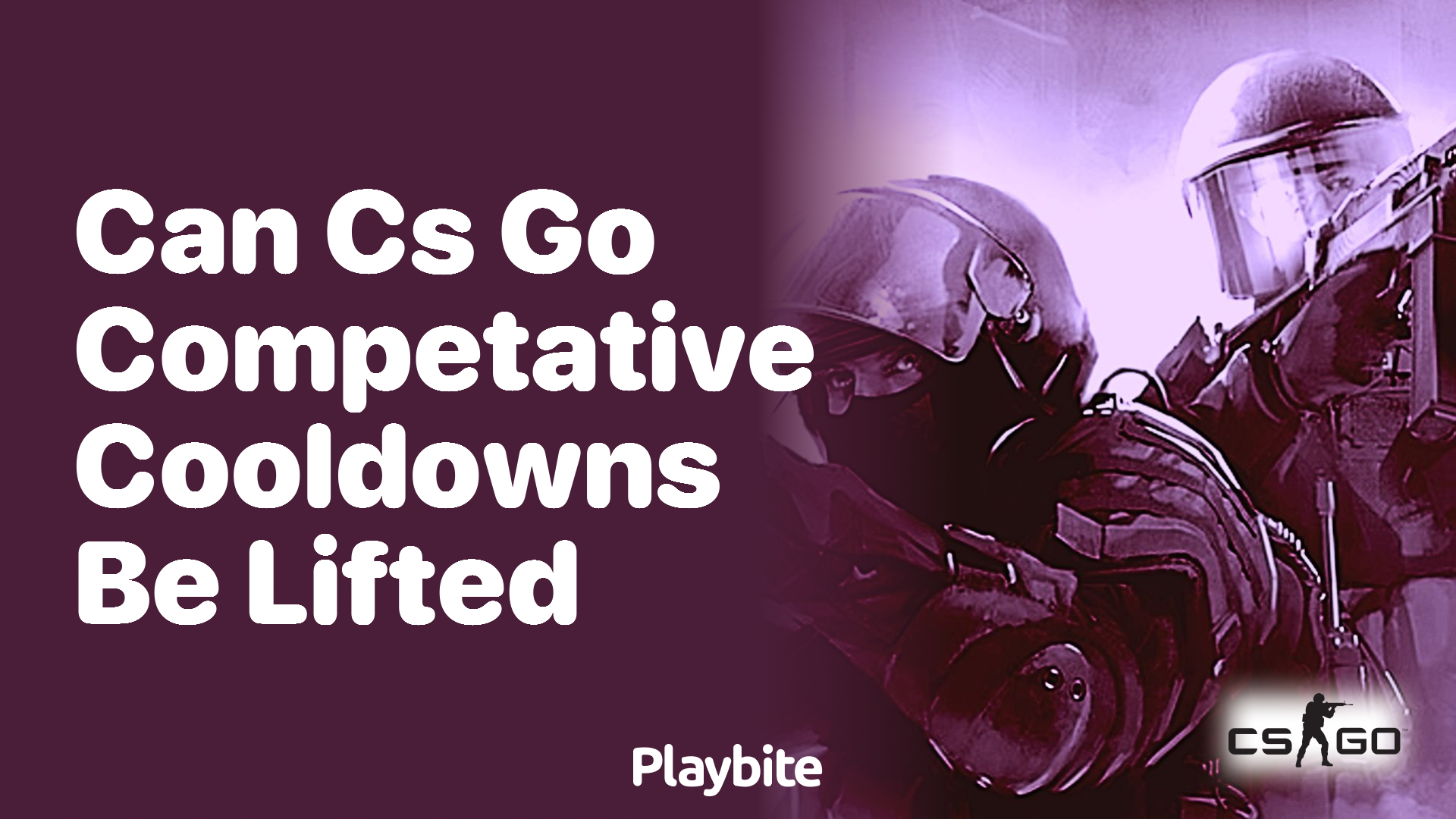 Can CS:GO Competitive Cooldowns Be Lifted?