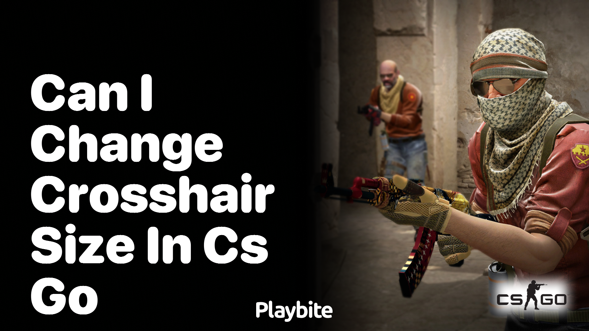 Can I change crosshair size in CS:GO?