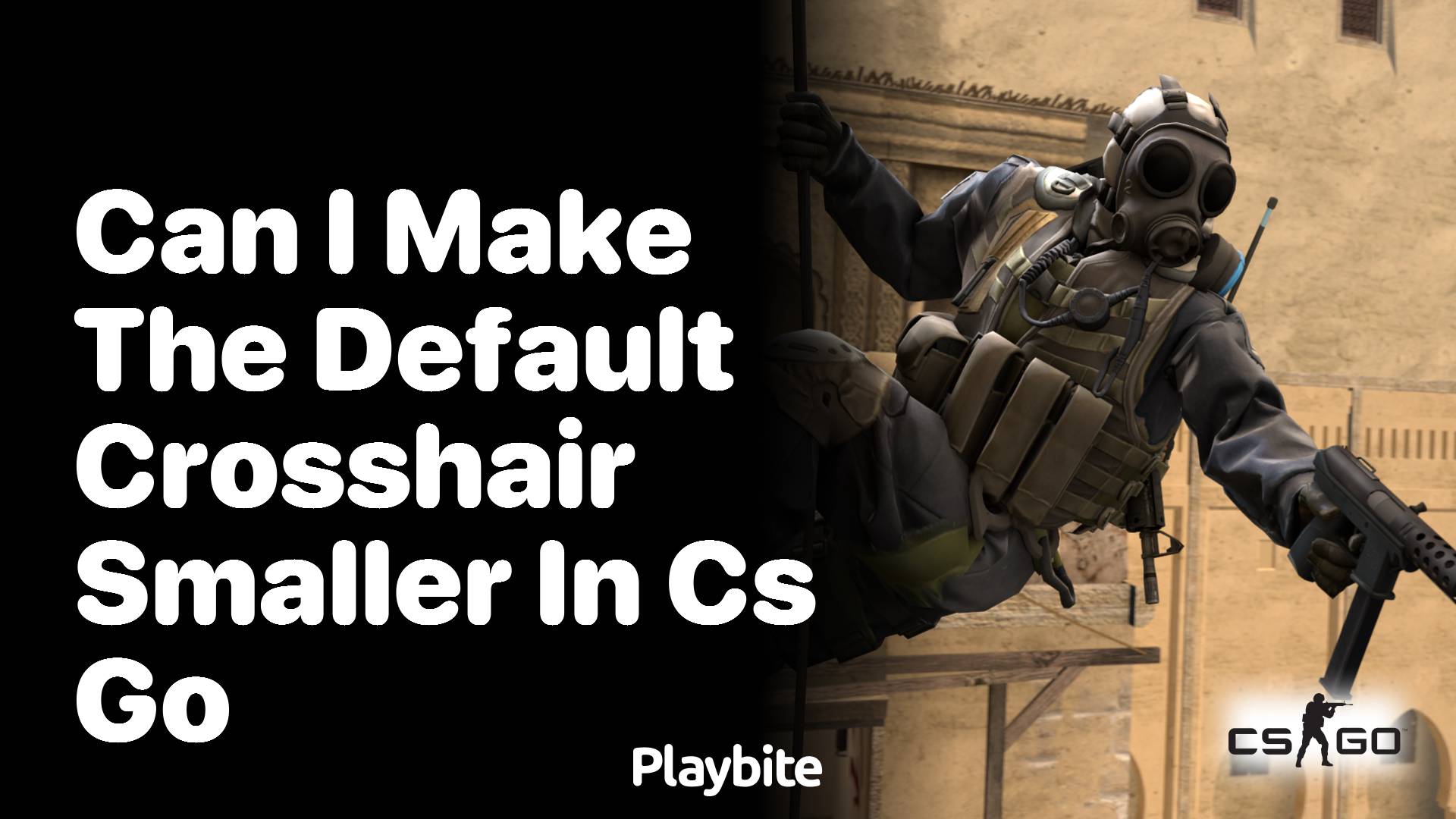 Can I make the default crosshair smaller in CS:GO?