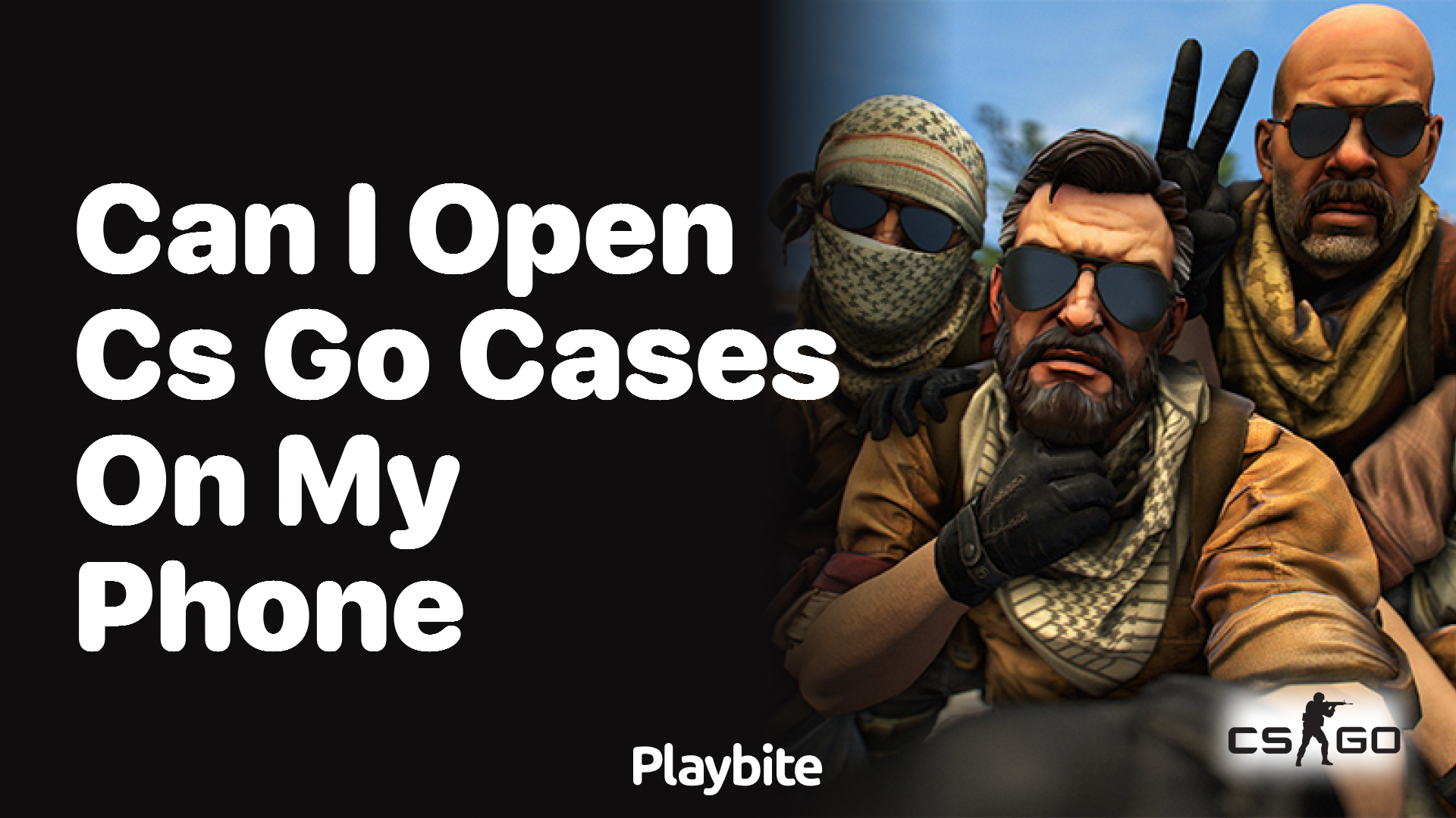 Can I open CS:GO cases on my phone?