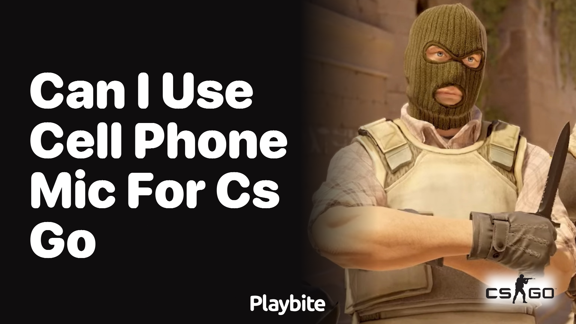 Can I use my cell phone mic for CS:GO?